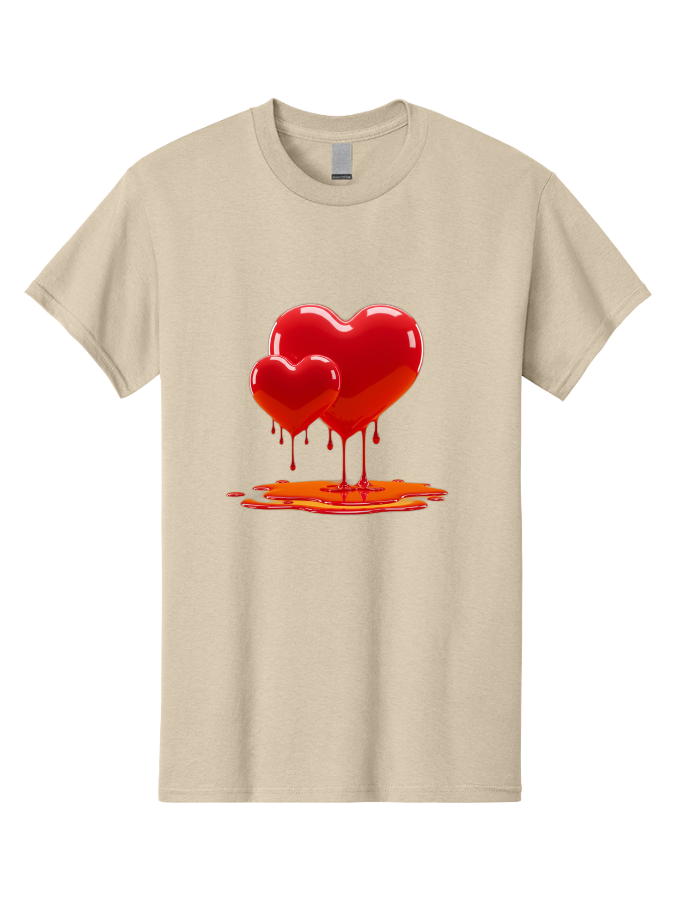 Melting-Heart-9 Men'S Graphic Tee, 100% Cotton, Comfortable Casual Summer Wear, Machine Washable, Vintage Camera, Old Camera, Antique Camera, Black Camera, Classic Photography, Photography Equipment, Nostalgic Device, Film Camera, Camera Art Baj587