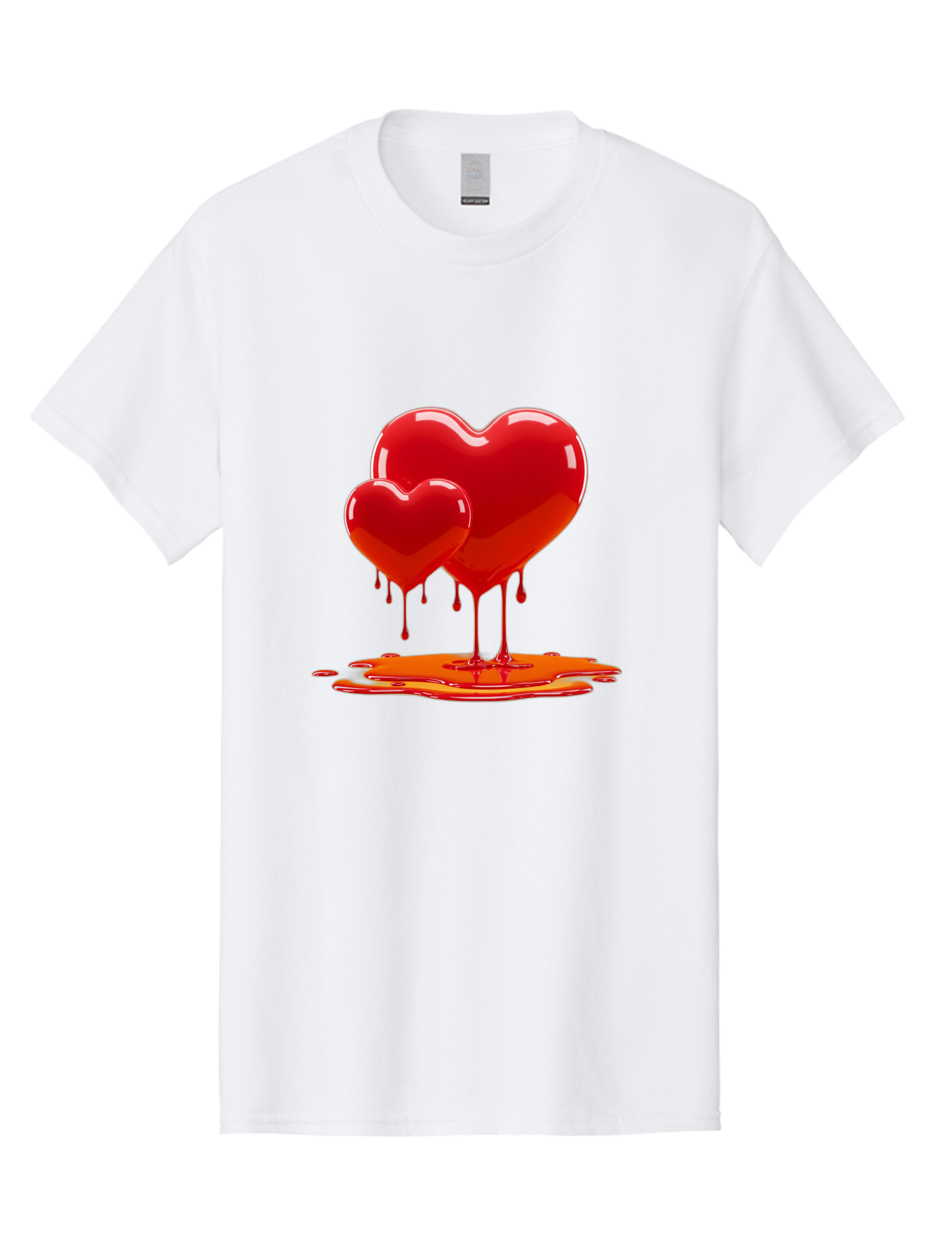 Melting-Heart-9 Men'S Graphic Tee, 100% Cotton, Comfortable Casual Summer Wear, Machine Washable, Vintage Camera, Old Camera, Antique Camera, Black Camera, Classic Photography, Photography Equipment, Nostalgic Device, Film Camera, Camera Art Baj587