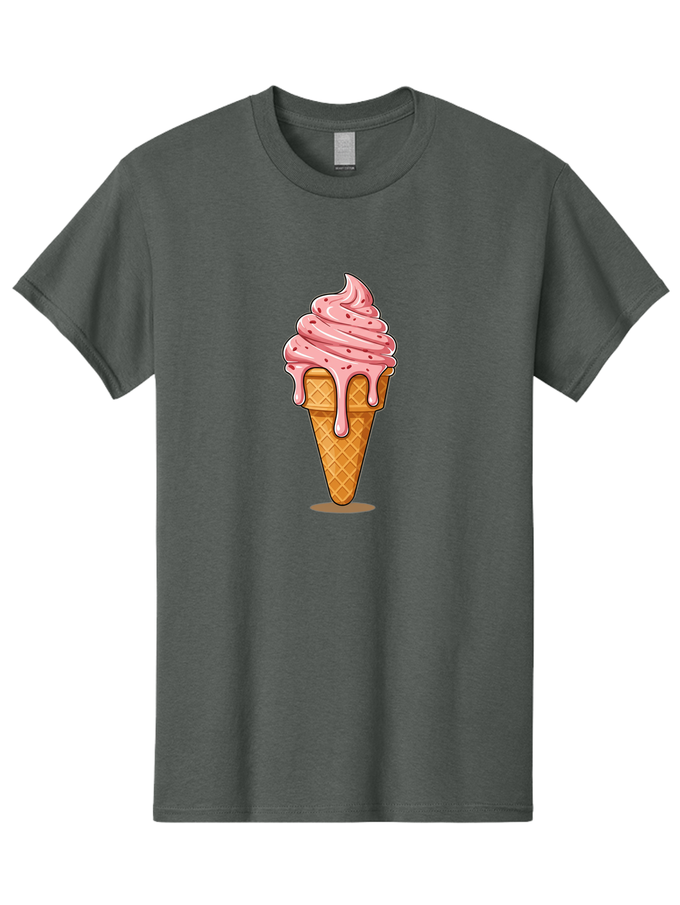 Melting-Ice-Cream Men'S Graphic Tee, 100% Cotton, Comfortable Casual Summer Wear, Machine Washable, Vintage Camera, Old Camera, Antique Camera, Black Camera, Classic Photography, Photography Equipment, Nostalgic Device, Film Camera, Camera Art Baj591