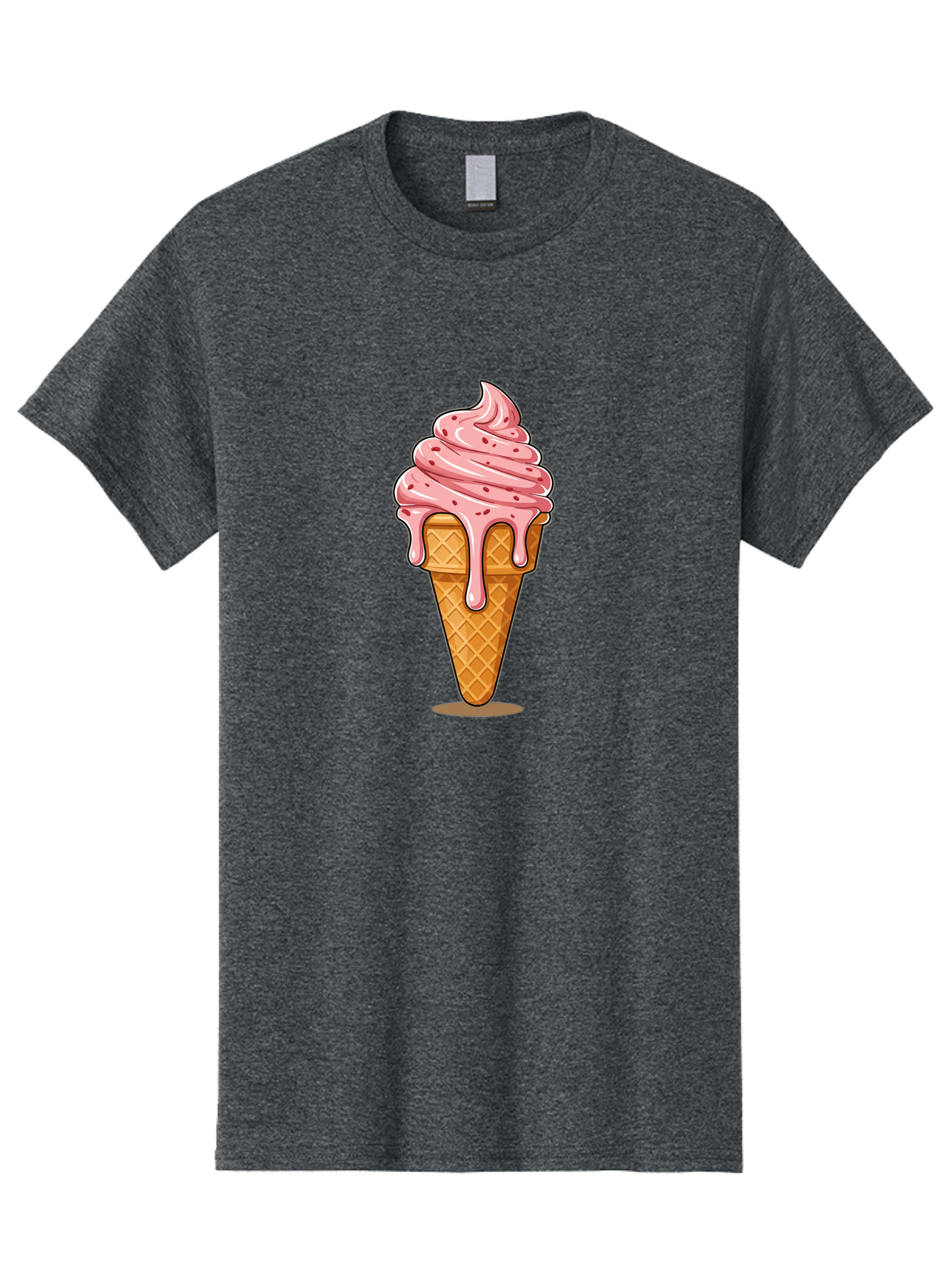 Melting-Ice-Cream Men'S Graphic Tee, 100% Cotton, Comfortable Casual Summer Wear, Machine Washable, Vintage Camera, Old Camera, Antique Camera, Black Camera, Classic Photography, Photography Equipment, Nostalgic Device, Film Camera, Camera Art Baj591