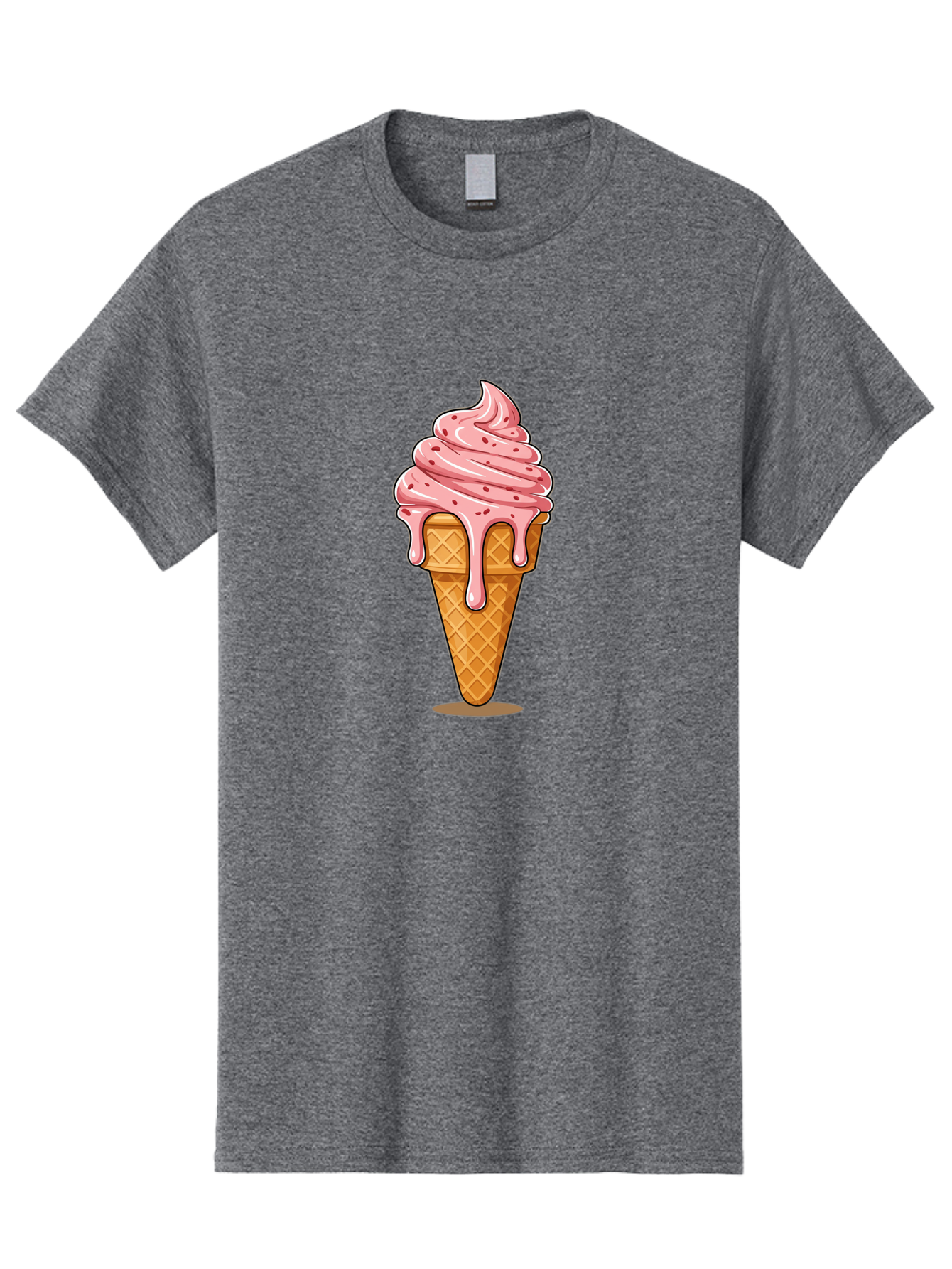Melting-Ice-Cream Men'S Graphic Tee, 100% Cotton, Comfortable Casual Summer Wear, Machine Washable, Vintage Camera, Old Camera, Antique Camera, Black Camera, Classic Photography, Photography Equipment, Nostalgic Device, Film Camera, Camera Art Baj591