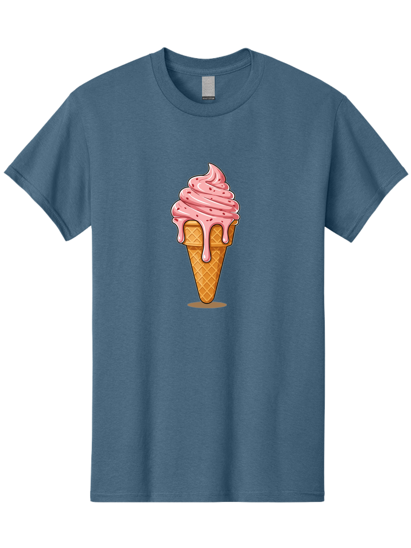 Melting-Ice-Cream Men'S Graphic Tee, 100% Cotton, Comfortable Casual Summer Wear, Machine Washable, Vintage Camera, Old Camera, Antique Camera, Black Camera, Classic Photography, Photography Equipment, Nostalgic Device, Film Camera, Camera Art Baj591