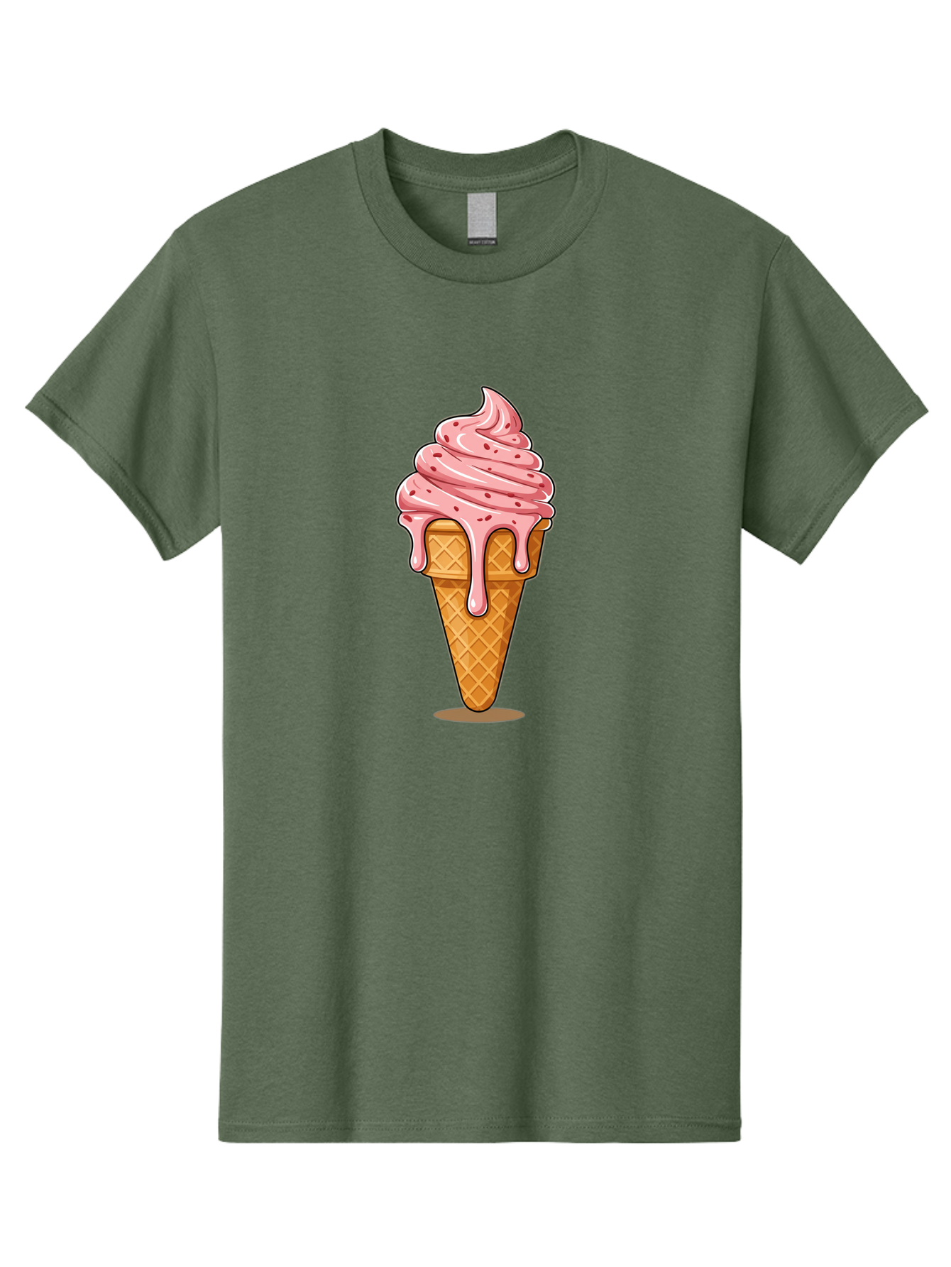Melting-Ice-Cream Men'S Graphic Tee, 100% Cotton, Comfortable Casual Summer Wear, Machine Washable, Vintage Camera, Old Camera, Antique Camera, Black Camera, Classic Photography, Photography Equipment, Nostalgic Device, Film Camera, Camera Art Baj591