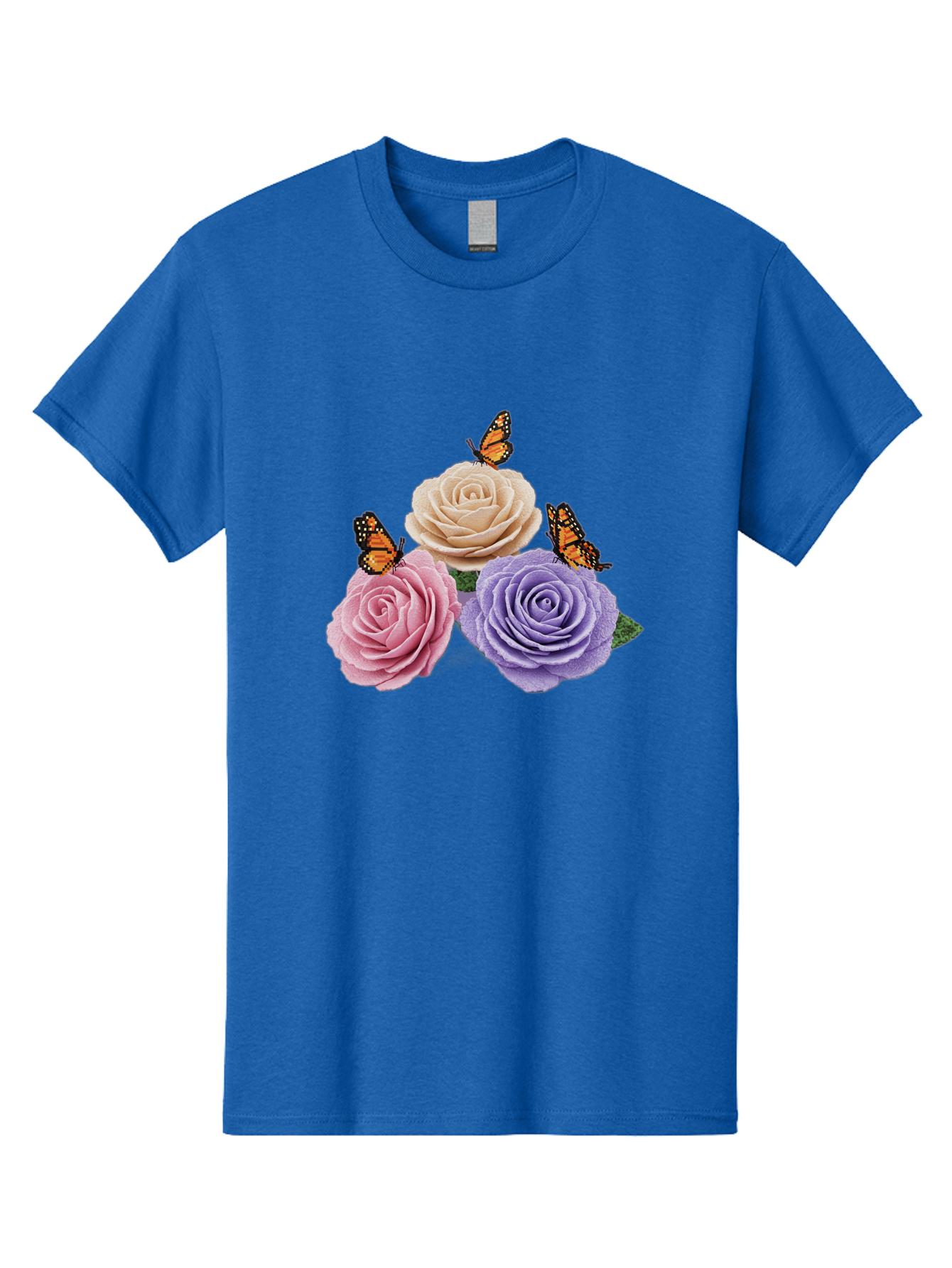 Monarch-Butterflies-Roses Men'S Graphic Tee, 100% Cotton, Comfortable Casual Summer Wear, Machine Washable, Vintage Camera, Old Camera, Antique Camera, Black Camera, Classic Photography, Photography Equipment, Nostalgic Device, Film Camera, Baj594