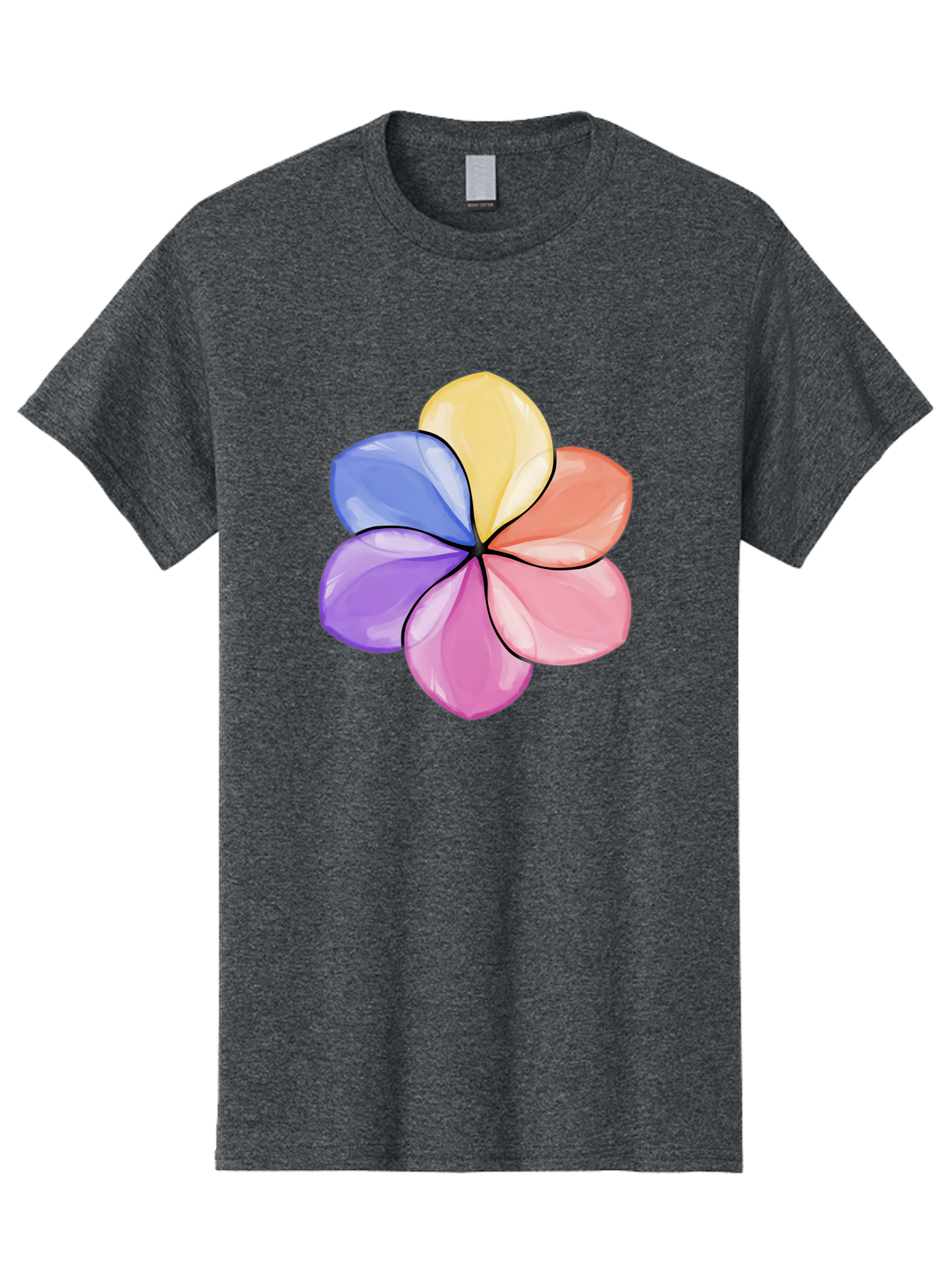 Multicolored-Flower Men'S Graphic Tee, 100% Cotton, Comfortable Casual Summer Wear, Machine Washable, Vintage Camera, Old Camera, Antique Camera, Black Camera, Classic Photography, Photography Equipment, Nostalgic Device, Film Camera, Baj595