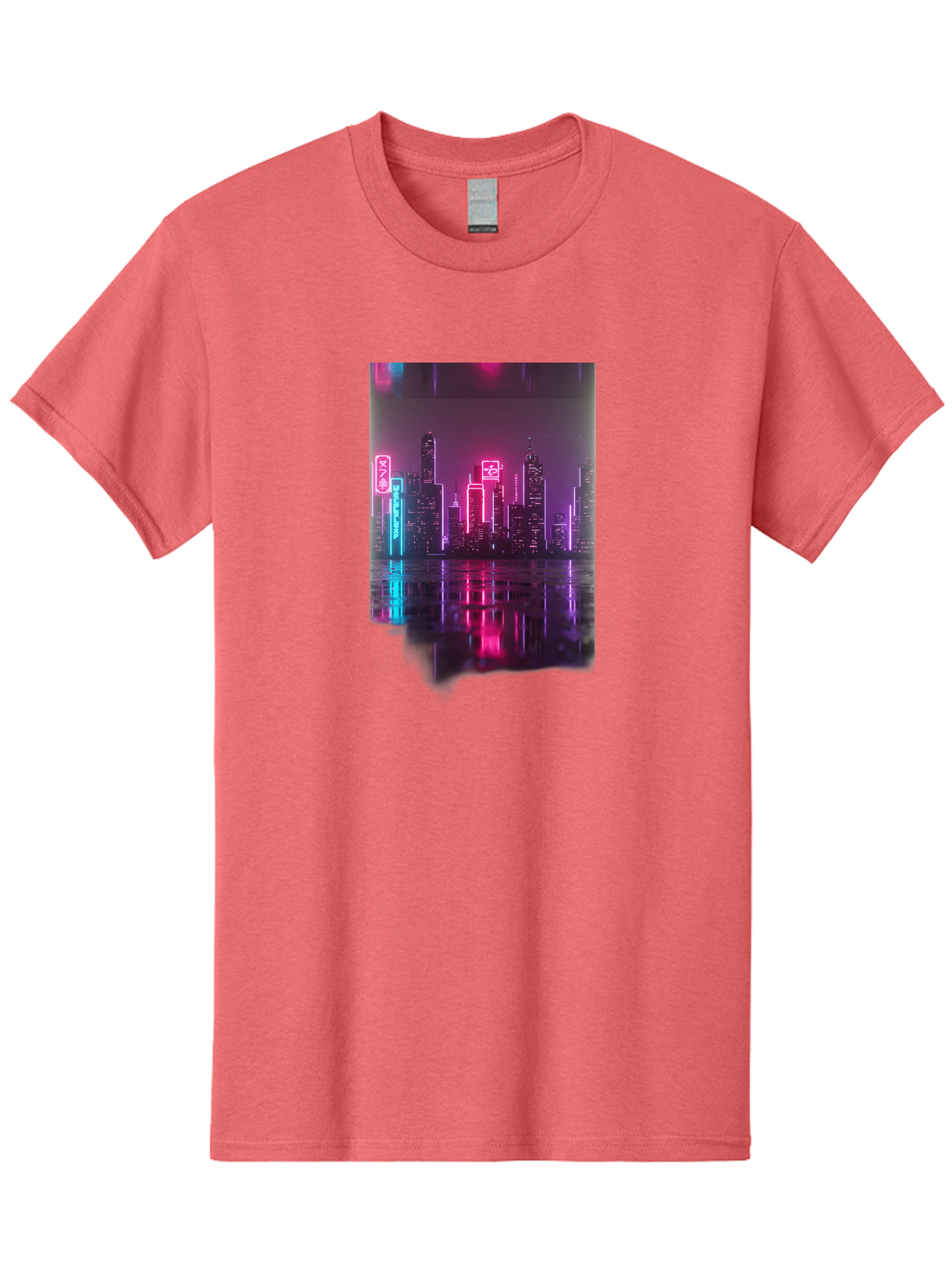 Neon-Cityscape Men'S Graphic Tee, 100% Cotton, Comfortable Casual Summer Wear, Machine Washable, Vintage Camera, Old Camera, Antique Camera, Black Camera, Classic Photography, Photography Equipment, Nostalgic Device, Film Camera, Camera Art Baj596