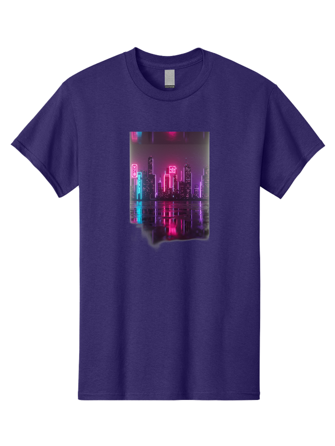 Neon-Cityscape Men'S Graphic Tee, 100% Cotton, Comfortable Casual Summer Wear, Machine Washable, Vintage Camera, Old Camera, Antique Camera, Black Camera, Classic Photography, Photography Equipment, Nostalgic Device, Film Camera, Camera Art Baj596