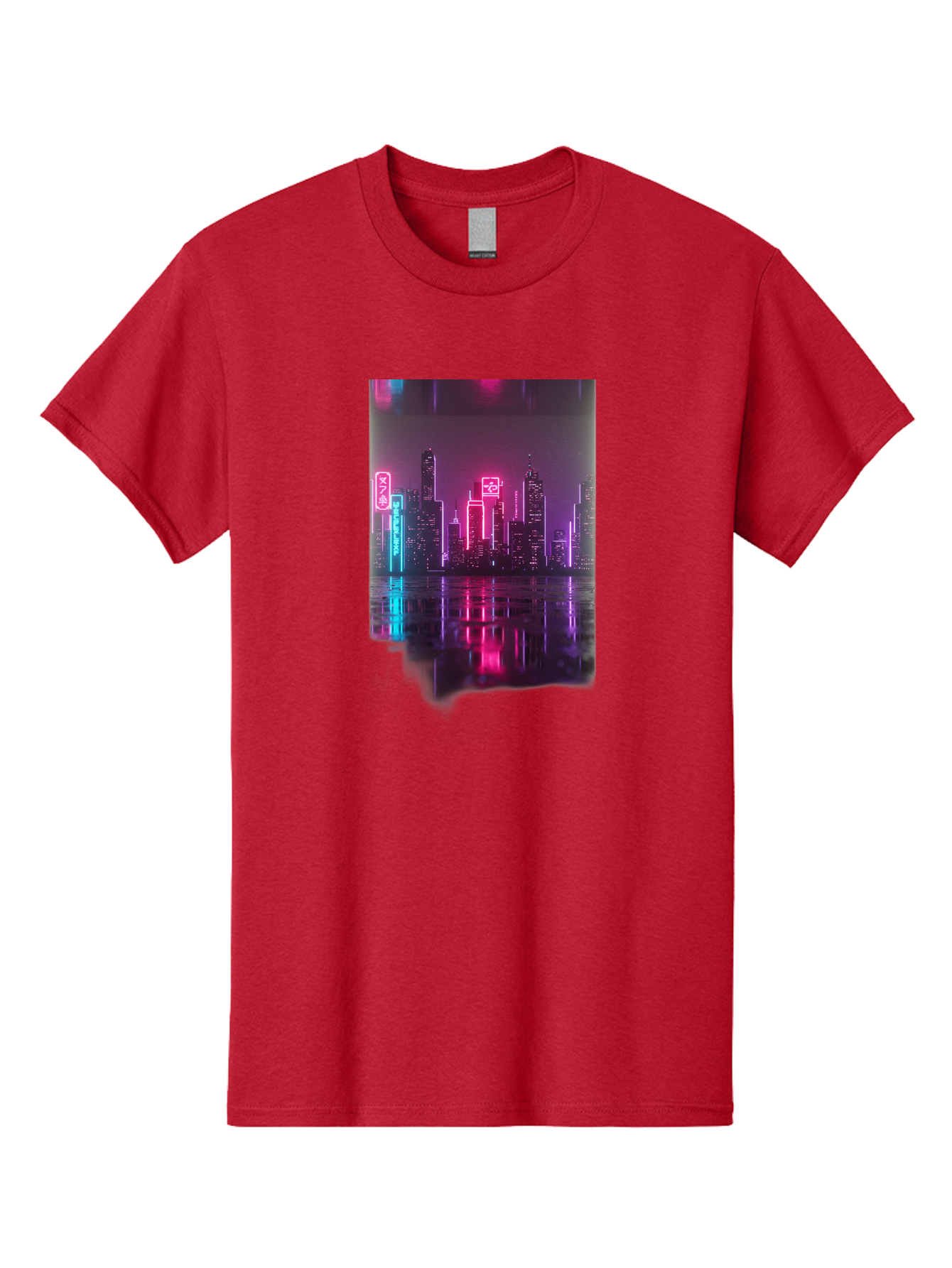 Neon-Cityscape Men'S Graphic Tee, 100% Cotton, Comfortable Casual Summer Wear, Machine Washable, Vintage Camera, Old Camera, Antique Camera, Black Camera, Classic Photography, Photography Equipment, Nostalgic Device, Film Camera, Camera Art Baj596