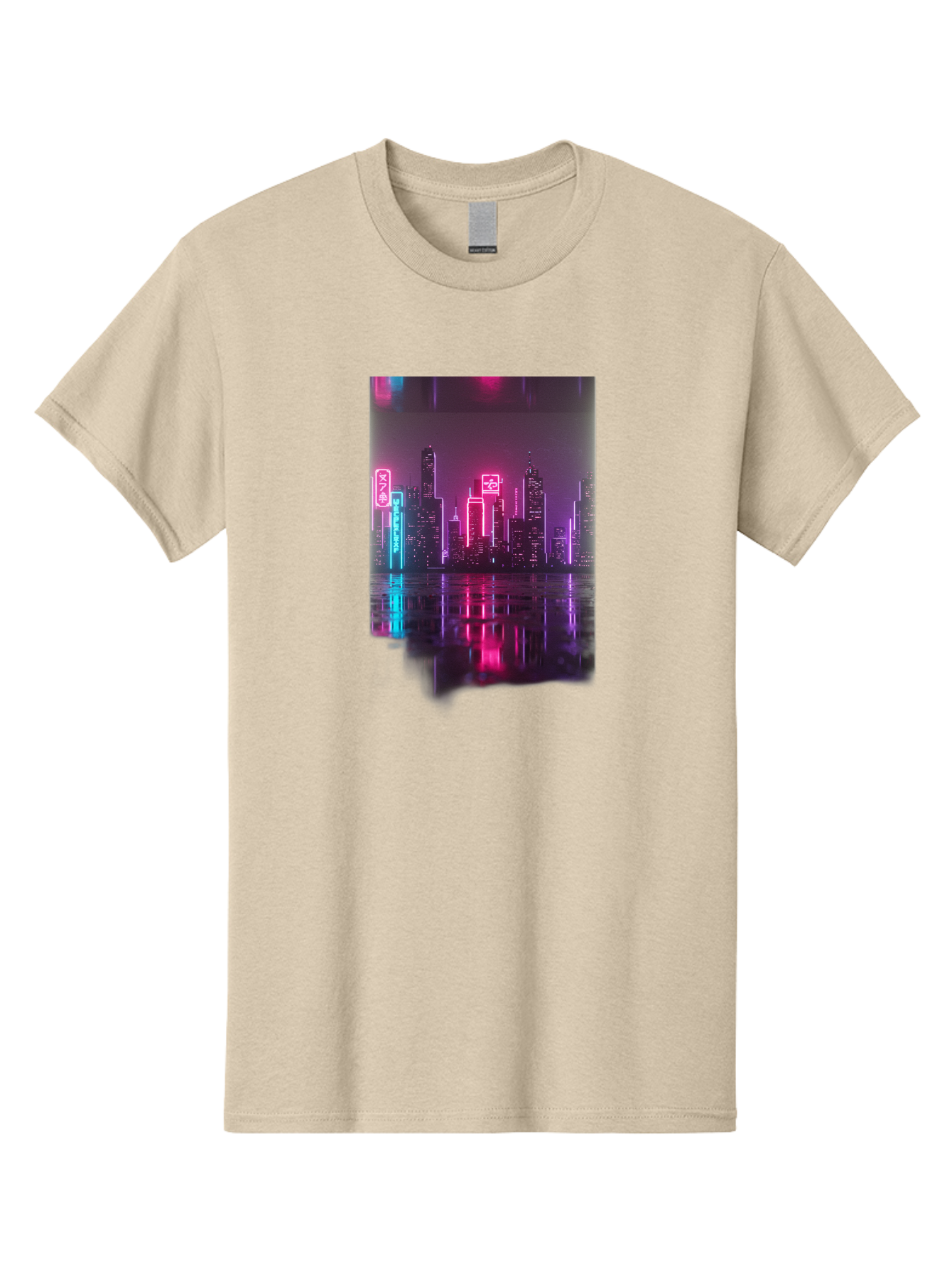 Neon-Cityscape Men'S Graphic Tee, 100% Cotton, Comfortable Casual Summer Wear, Machine Washable, Vintage Camera, Old Camera, Antique Camera, Black Camera, Classic Photography, Photography Equipment, Nostalgic Device, Film Camera, Camera Art Baj596
