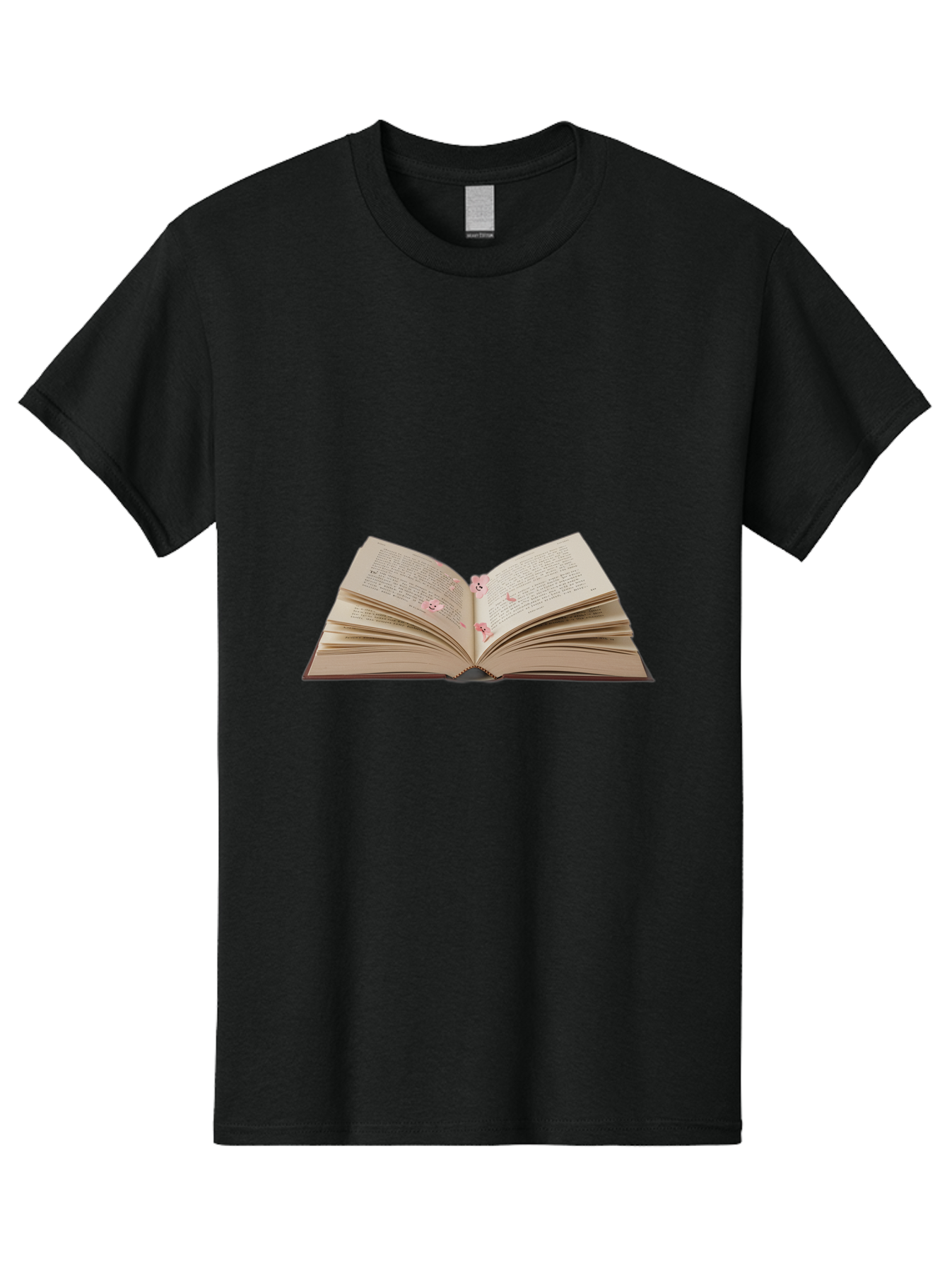 Open-Book-2 Men'S Graphic Tee, 100% Cotton, Comfortable Casual Summer Wear, Machine Washable, Vintage Camera, Old Camera, Antique Camera, Black Camera, Classic Photography, Photography Equipment, Nostalgic Device, Film Camera, Camera Art Baj598