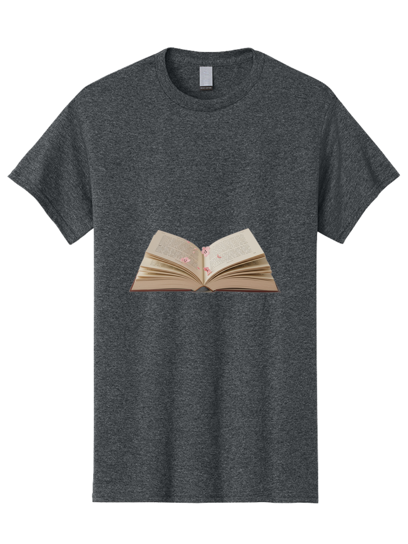 Open-Book-2 Men'S Graphic Tee, 100% Cotton, Comfortable Casual Summer Wear, Machine Washable, Vintage Camera, Old Camera, Antique Camera, Black Camera, Classic Photography, Photography Equipment, Nostalgic Device, Film Camera, Camera Art Baj598