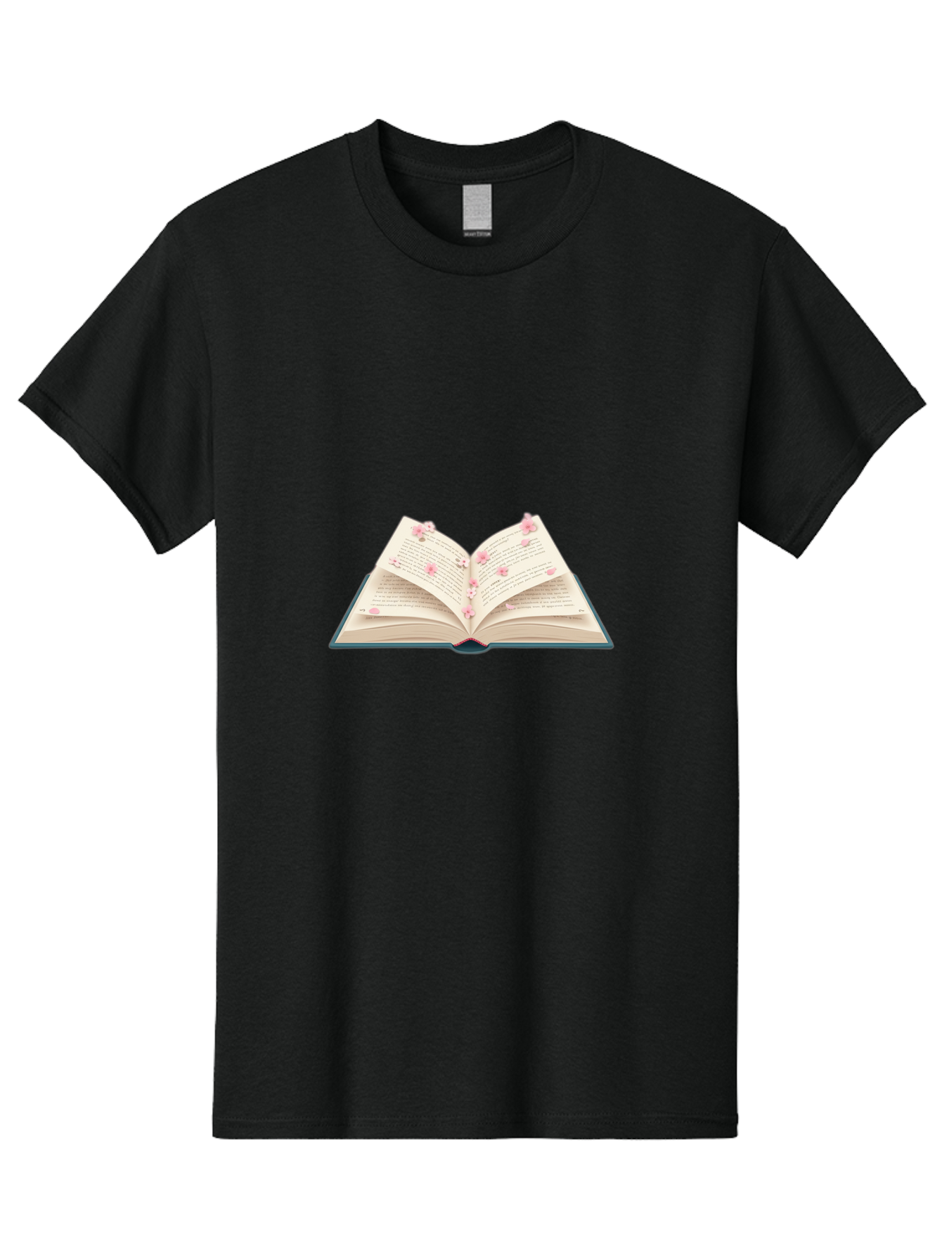 Open-Book-With-Cherry-Blossoms Men'S Graphic Tee, 100% Cotton, Comfortable Casual Summer Wear, Machine Washable, Vintage Camera, Old Camera, Antique Camera, Black Camera, Classic Photography, Photography Equipment, Nostalgic Device, Baj599