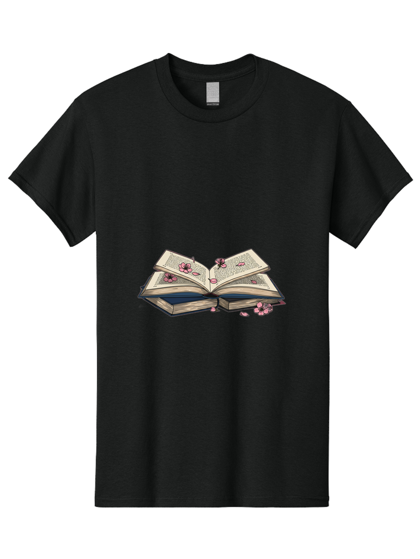 Open-Book-With-Flowers Men'S Graphic Tee, 100% Cotton, Comfortable Casual Summer Wear, Machine Washable, Vintage Camera, Old Camera, Antique Camera, Black Camera, Classic Photography, Photography Equipment, Nostalgic Device, Film Camera, Baj600