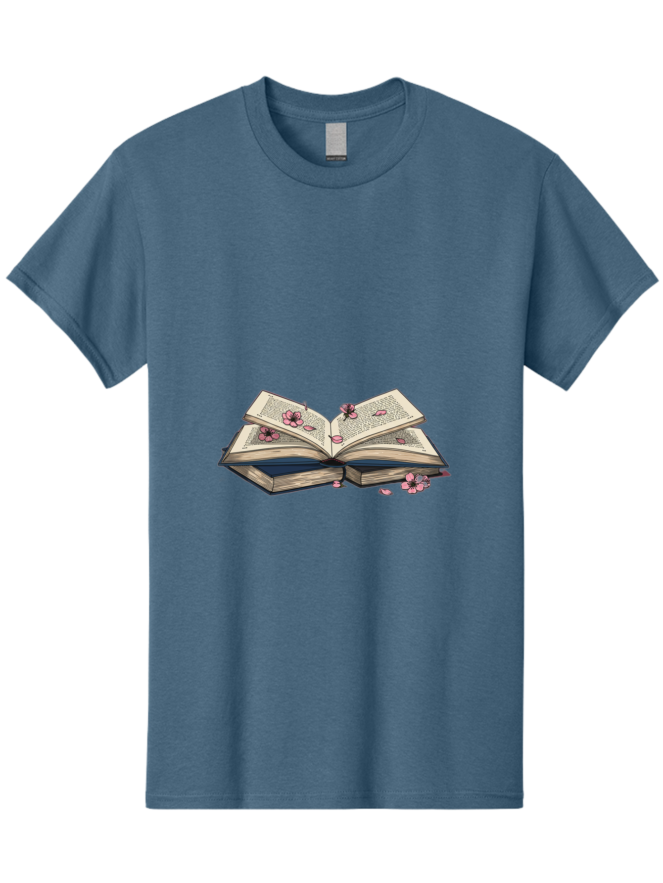 Open-Book-With-Flowers Men'S Graphic Tee, 100% Cotton, Comfortable Casual Summer Wear, Machine Washable, Vintage Camera, Old Camera, Antique Camera, Black Camera, Classic Photography, Photography Equipment, Nostalgic Device, Film Camera, Baj600