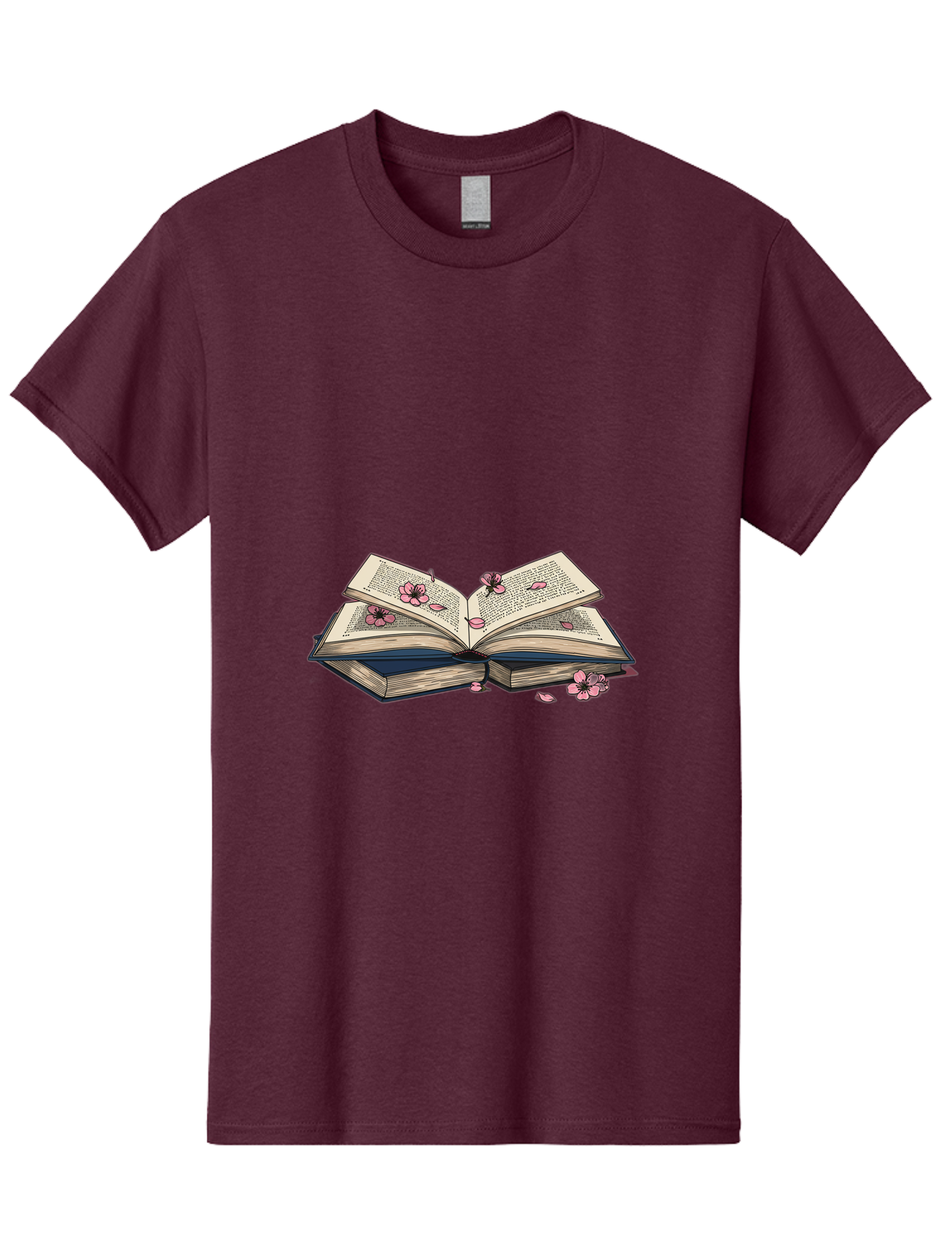 Open-Book-With-Flowers Men'S Graphic Tee, 100% Cotton, Comfortable Casual Summer Wear, Machine Washable, Vintage Camera, Old Camera, Antique Camera, Black Camera, Classic Photography, Photography Equipment, Nostalgic Device, Film Camera, Baj600