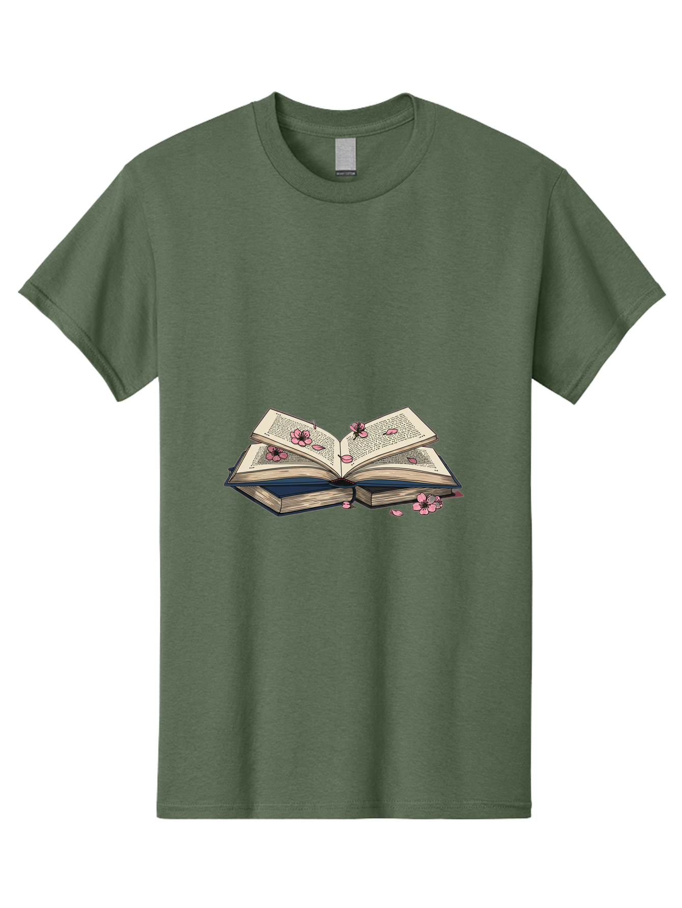 Open-Book-With-Flowers Men'S Graphic Tee, 100% Cotton, Comfortable Casual Summer Wear, Machine Washable, Vintage Camera, Old Camera, Antique Camera, Black Camera, Classic Photography, Photography Equipment, Nostalgic Device, Film Camera, Baj600