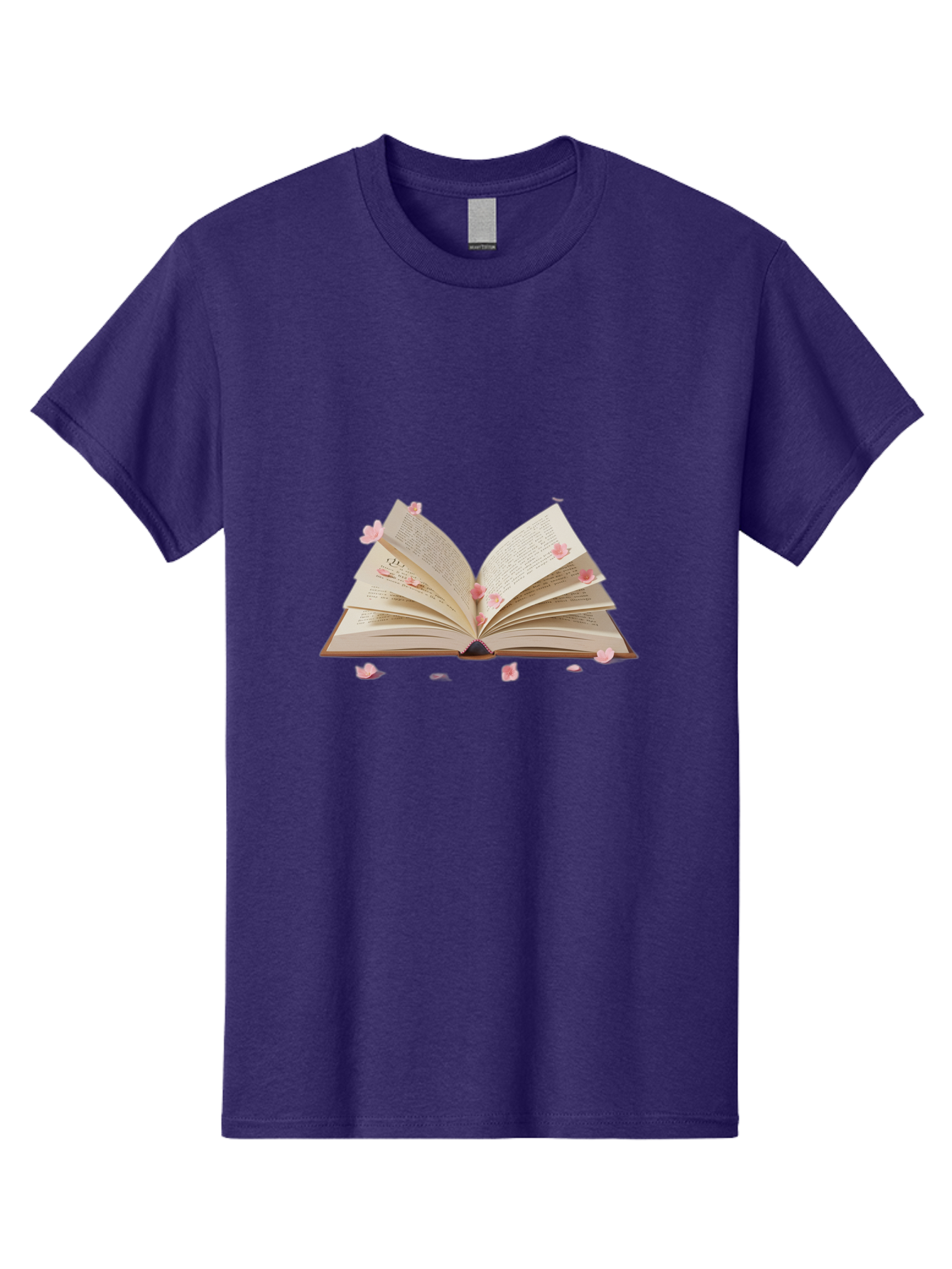 Open-Book-With-Pink-Petals Men'S Graphic Tee, 100% Cotton, Comfortable Casual Summer Wear, Machine Washable, Vintage Camera, Old Camera, Antique Camera, Black Camera, Classic Photography, Photography Equipment, Nostalgic Device, Film Camera, Baj601