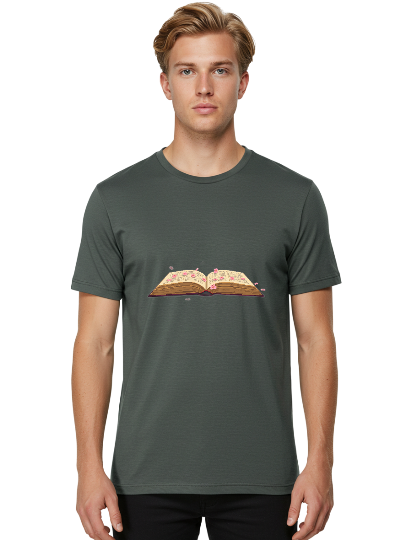 Open-Book Men'S Graphic Tee, 100% Cotton, Comfortable Casual Summer Wear, Machine Washable, Vintage Camera, Old Camera, Antique Camera, Black Camera, Classic Photography, Photography Equipment, Nostalgic Device, Film Camera, Camera Art Baj602