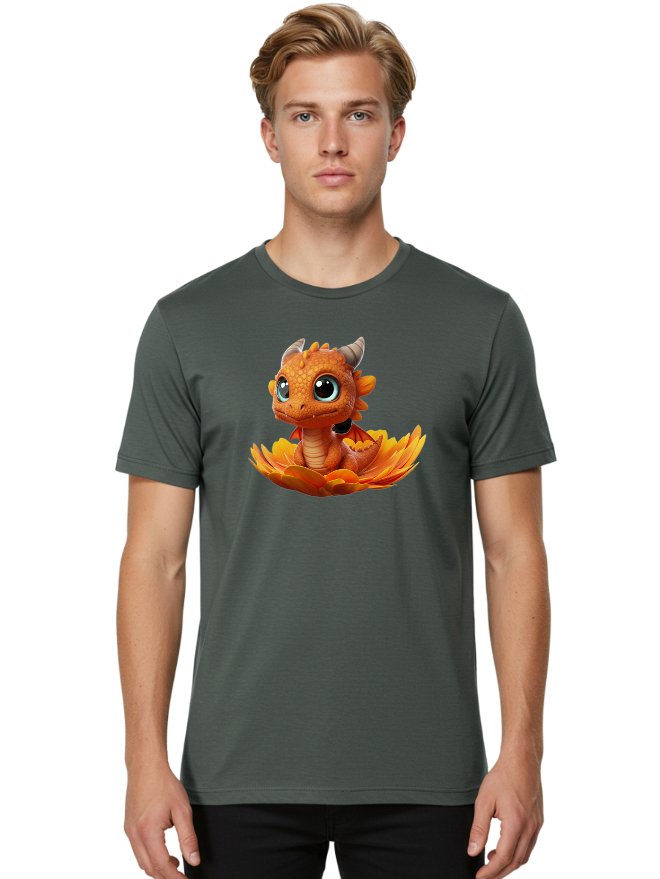 Orange-Dragon Men'S Graphic Tee, 100% Cotton, Comfortable Casual Summer Wear, Machine Washable, Vintage Camera, Old Camera, Antique Camera, Black Camera, Classic Photography, Photography Equipment, Nostalgic Device, Film Camera, Camera Art Baj604