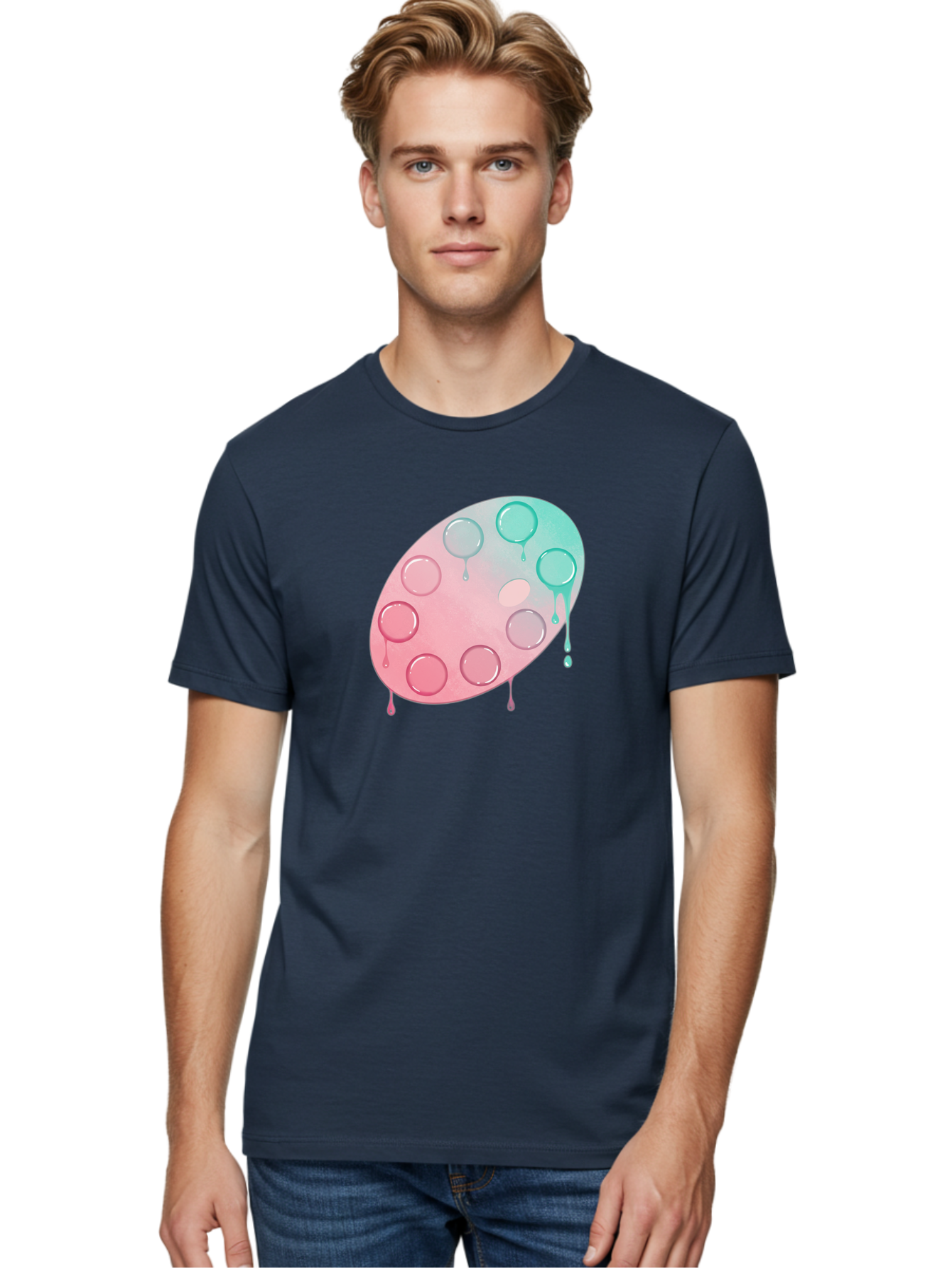 Paint-Palette Men'S Graphic Tee, 100% Cotton, Comfortable Casual Summer Wear, Machine Washable, Vintage Camera, Old Camera, Antique Camera, Black Camera, Classic Photography, Photography Equipment, Nostalgic Device, Film Camera, Camera Art Baj608