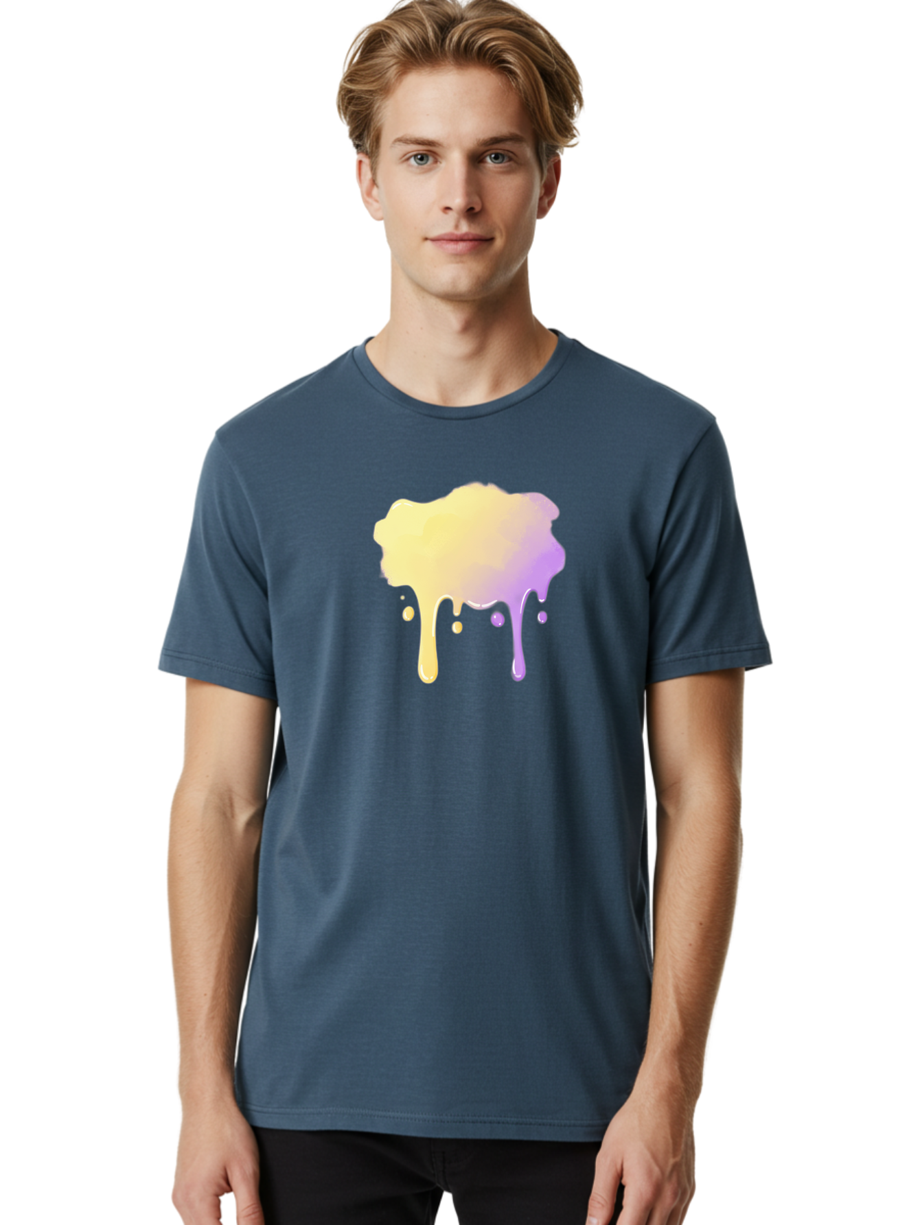 Paint-Splatter Men'S Graphic Tee, 100% Cotton, Comfortable Casual Summer Wear, Machine Washable, Vintage Camera, Old Camera, Antique Camera, Black Camera, Classic Photography, Photography Equipment, Nostalgic Device, Film Camera, Camera Art Baj609