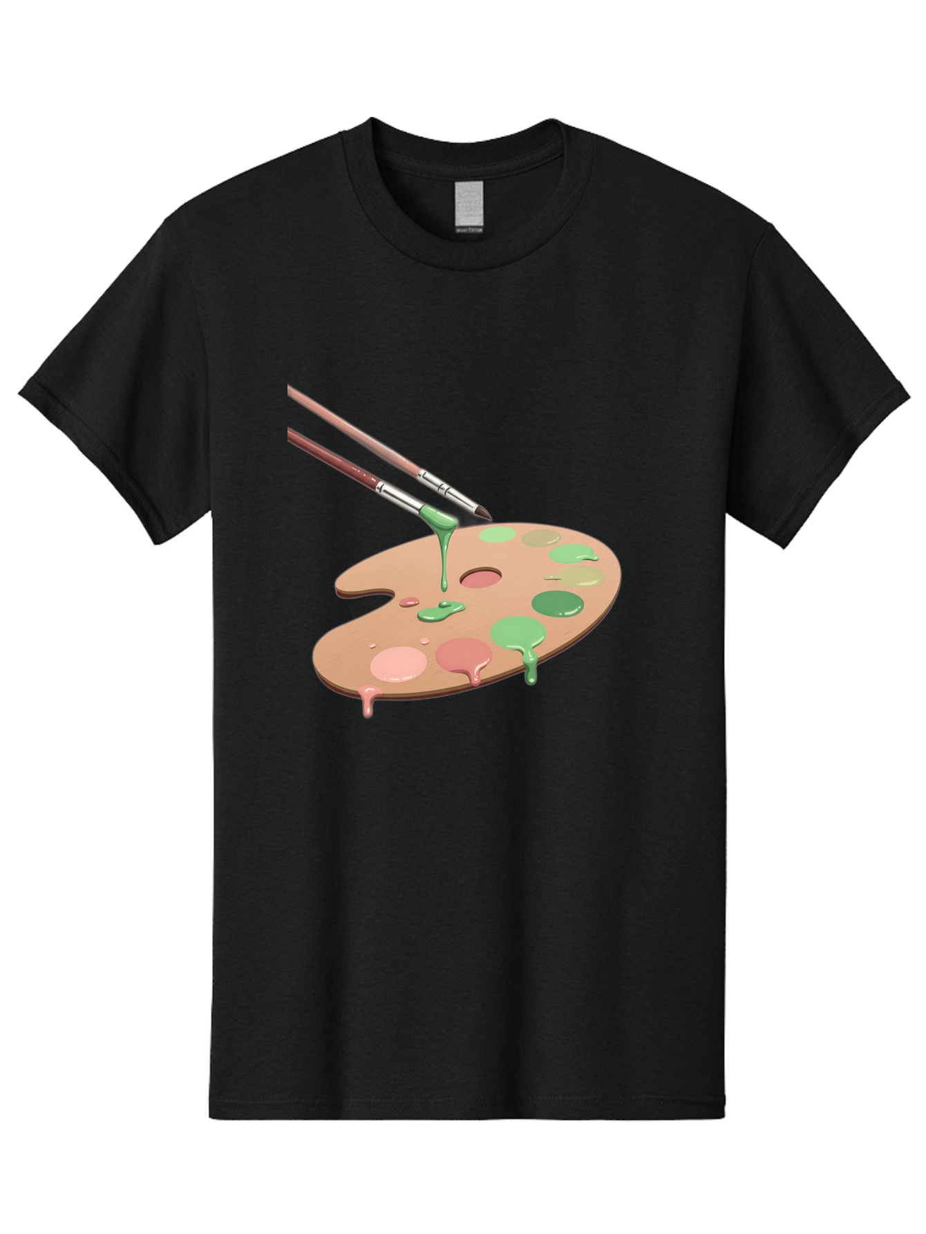 Paintbrushes-And-Palette Men'S Graphic Tee, 100% Cotton, Comfortable Casual Summer Wear, Machine Washable, Vintage Camera, Old Camera, Antique Camera, Black Camera, Classic Photography, Photography Equipment, Nostalgic Device, Film Camera, Baj610