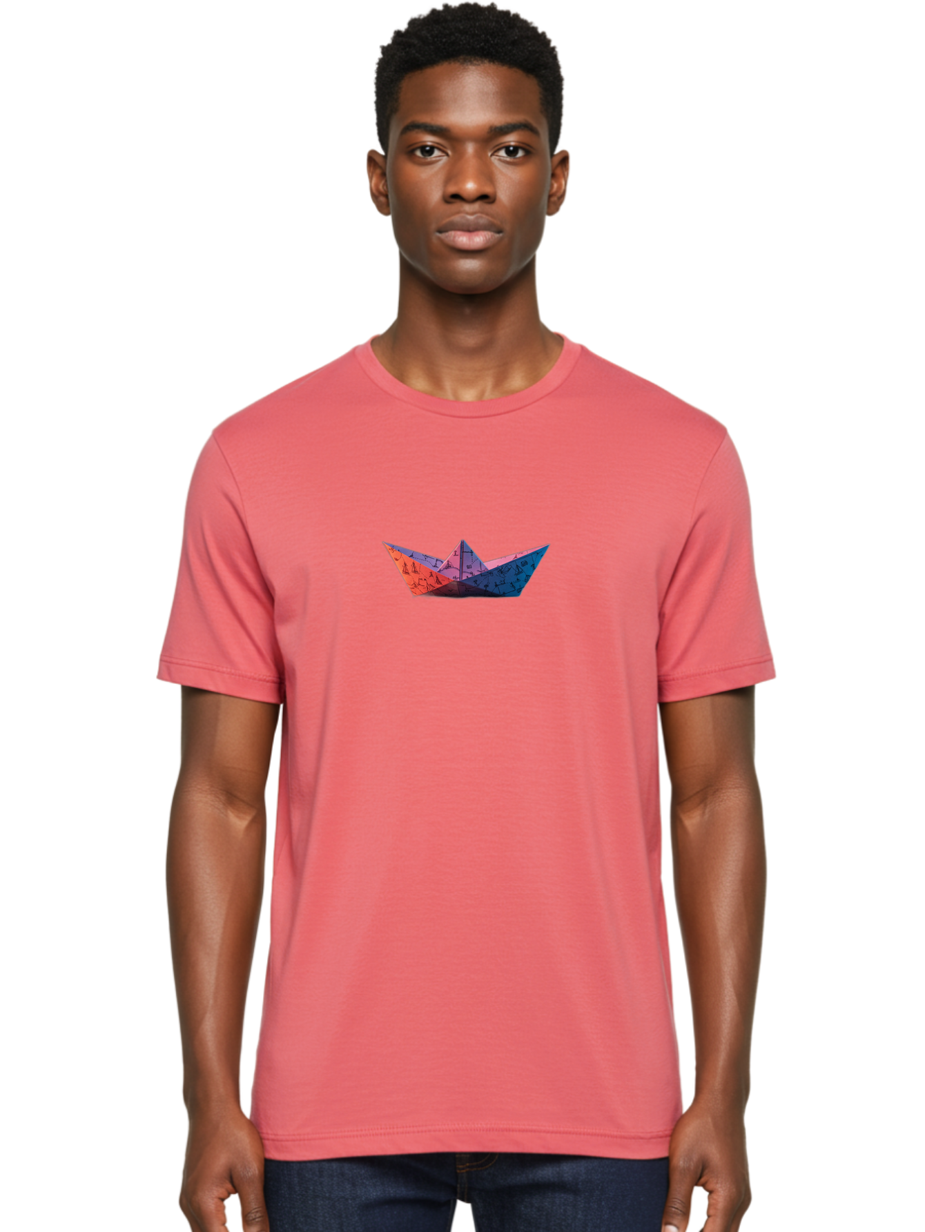 Paper-Boat Men'S Graphic Tee, 100% Cotton, Comfortable Casual Summer Wear, Machine Washable, Vintage Camera, Old Camera, Antique Camera, Black Camera, Classic Photography, Photography Equipment, Nostalgic Device, Film Camera, Camera Art Baj613