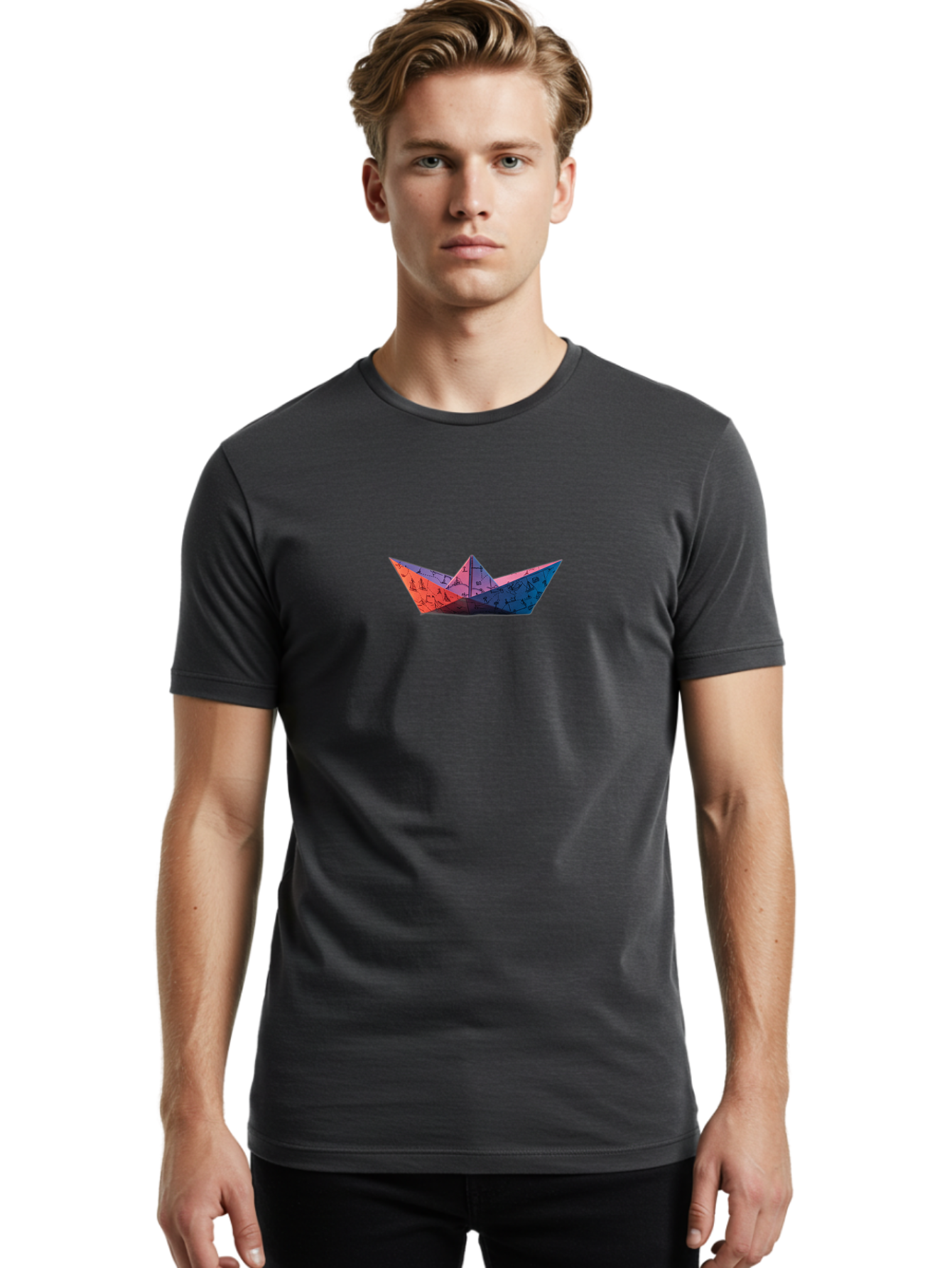 Paper-Boat Men'S Graphic Tee, 100% Cotton, Comfortable Casual Summer Wear, Machine Washable, Vintage Camera, Old Camera, Antique Camera, Black Camera, Classic Photography, Photography Equipment, Nostalgic Device, Film Camera, Camera Art Baj613