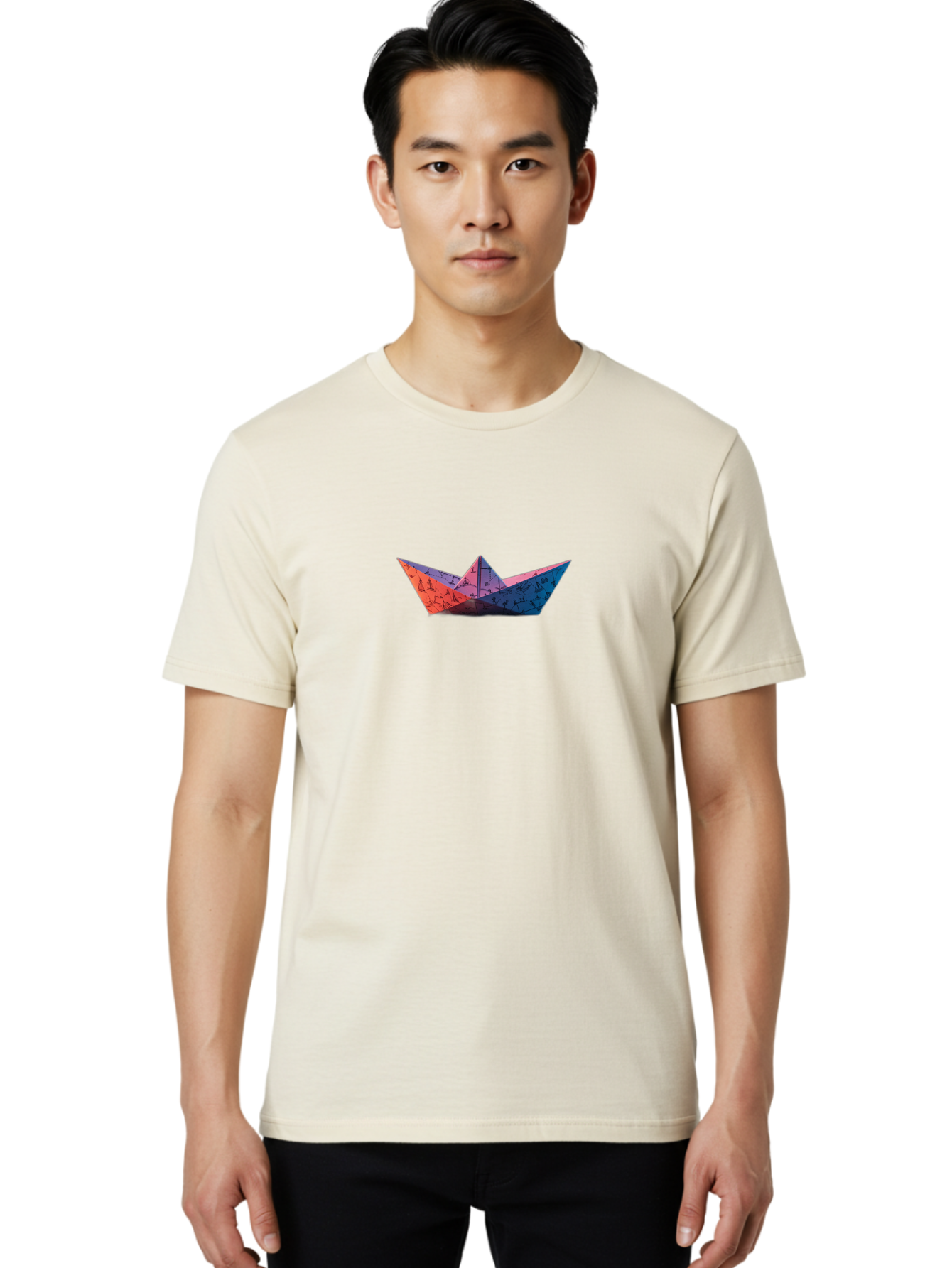 Paper-Boat Men'S Graphic Tee, 100% Cotton, Comfortable Casual Summer Wear, Machine Washable, Vintage Camera, Old Camera, Antique Camera, Black Camera, Classic Photography, Photography Equipment, Nostalgic Device, Film Camera, Camera Art Baj613