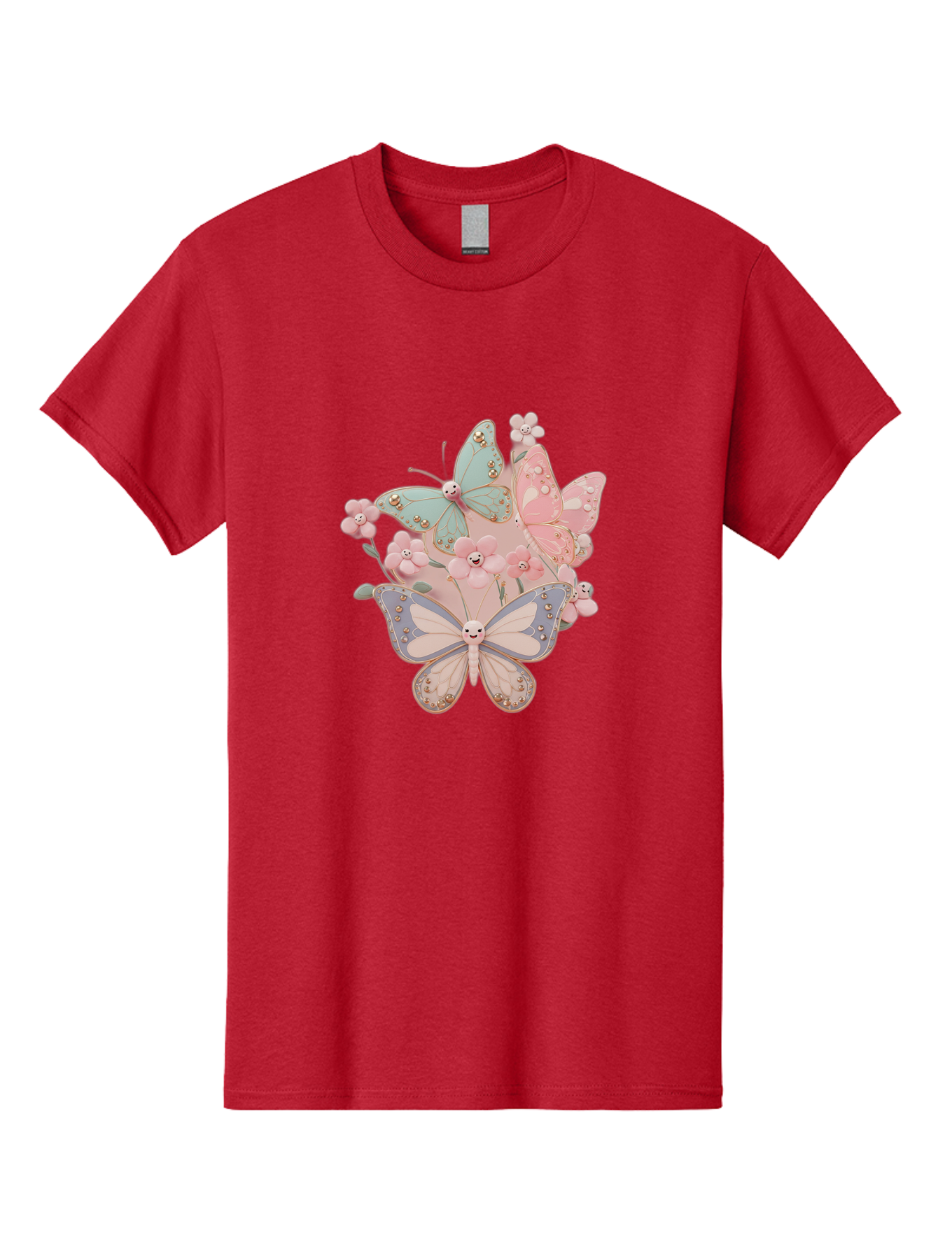 Pastel-Butterflies Men'S Graphic Tee, 100% Cotton, Comfortable Casual Summer Wear, Machine Washable, Vintage Camera, Old Camera, Antique Camera, Black Camera, Classic Photography, Photography Equipment, Nostalgic Device, Film Camera, Baj614