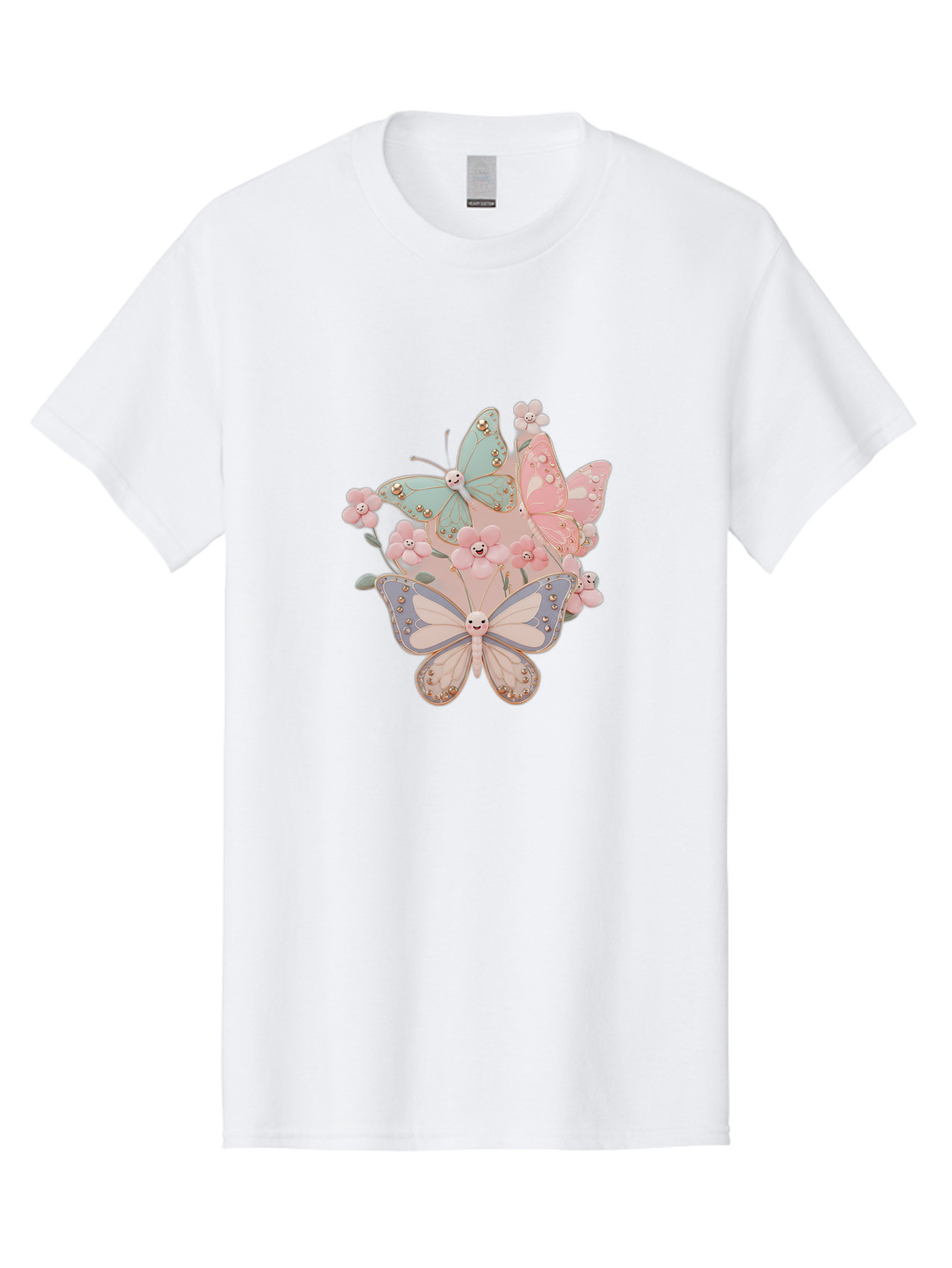 Pastel-Butterflies Men'S Graphic Tee, 100% Cotton, Comfortable Casual Summer Wear, Machine Washable, Vintage Camera, Old Camera, Antique Camera, Black Camera, Classic Photography, Photography Equipment, Nostalgic Device, Film Camera, Baj614