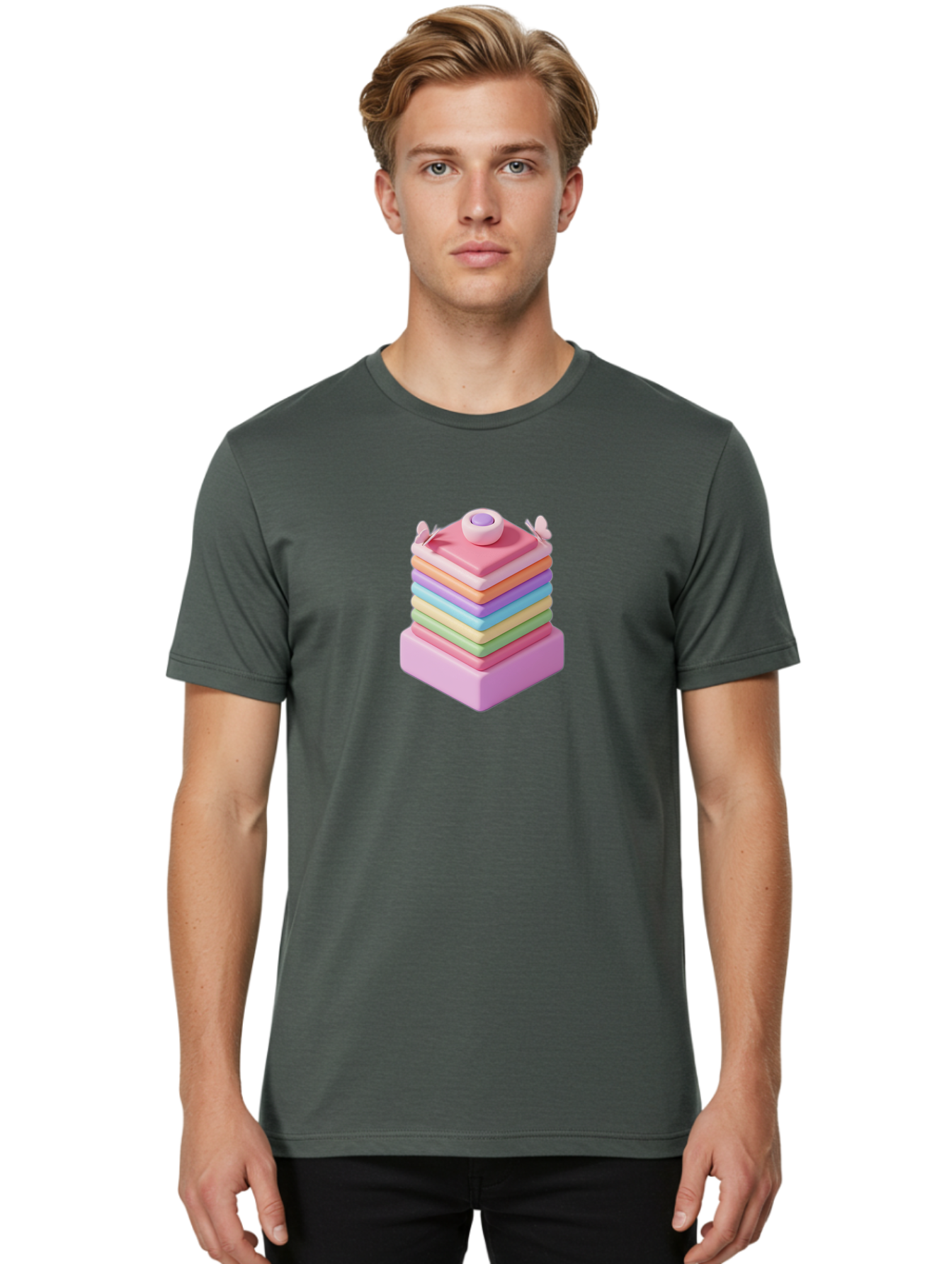 Pastel-Colored-Boxes Men'S Graphic Tee, 100% Cotton, Comfortable Casual Summer Wear, Machine Washable, Vintage Camera, Old Camera, Antique Camera, Black Camera, Classic Photography, Photography Equipment, Nostalgic Device, Film Camera, Baj615