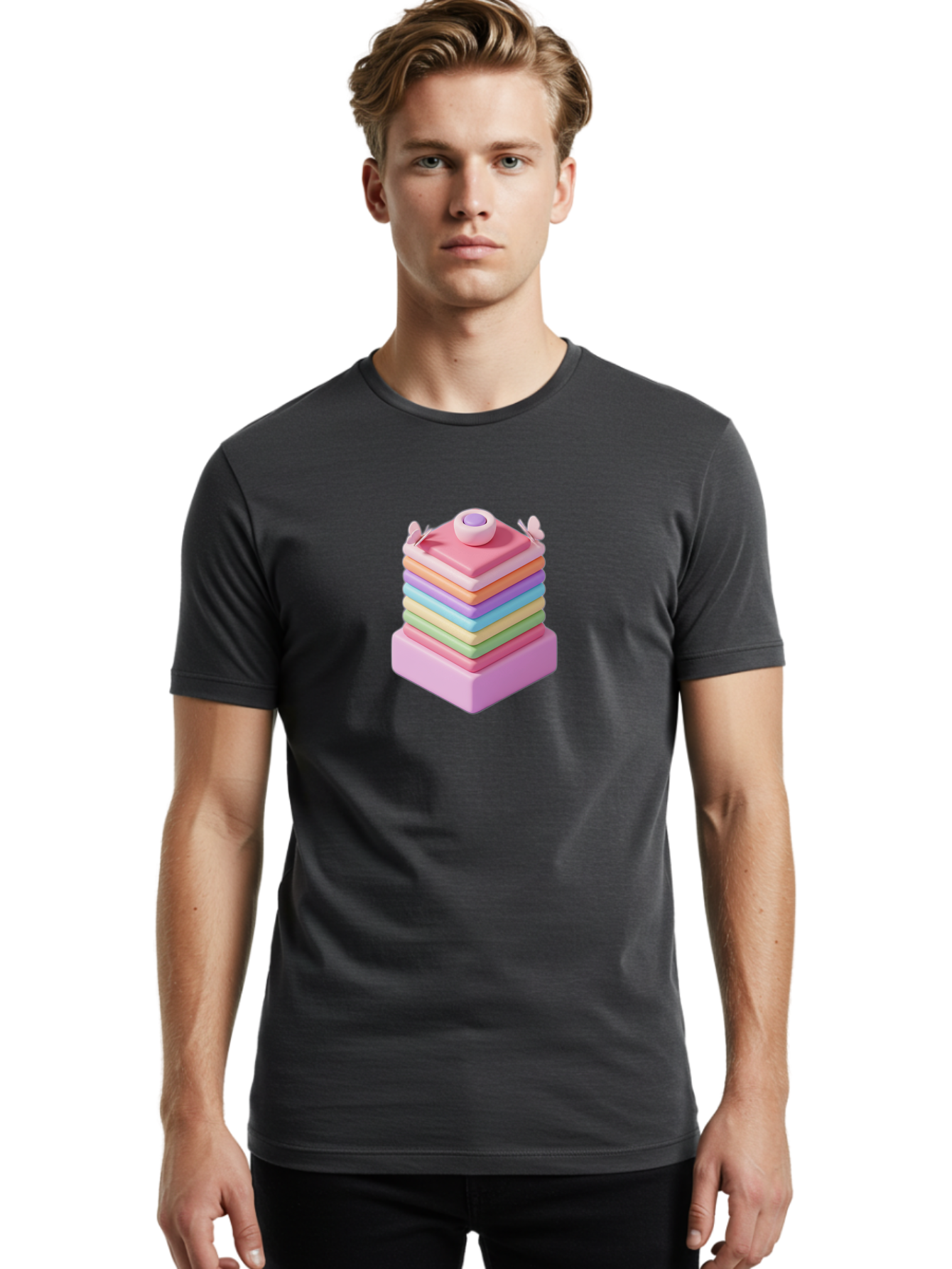 Pastel-Colored-Boxes Men'S Graphic Tee, 100% Cotton, Comfortable Casual Summer Wear, Machine Washable, Vintage Camera, Old Camera, Antique Camera, Black Camera, Classic Photography, Photography Equipment, Nostalgic Device, Film Camera, Baj615