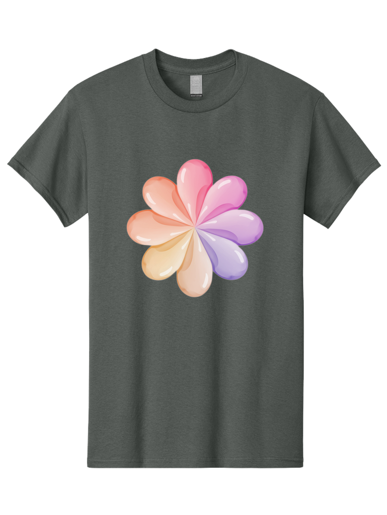 Pastel-Flower-1 Men'S Graphic Tee, 100% Cotton, Comfortable Casual Summer Wear, Machine Washable, Vintage Camera, Old Camera, Antique Camera, Black Camera, Classic Photography, Photography Equipment, Nostalgic Device, Film Camera, Camera Art Baj617