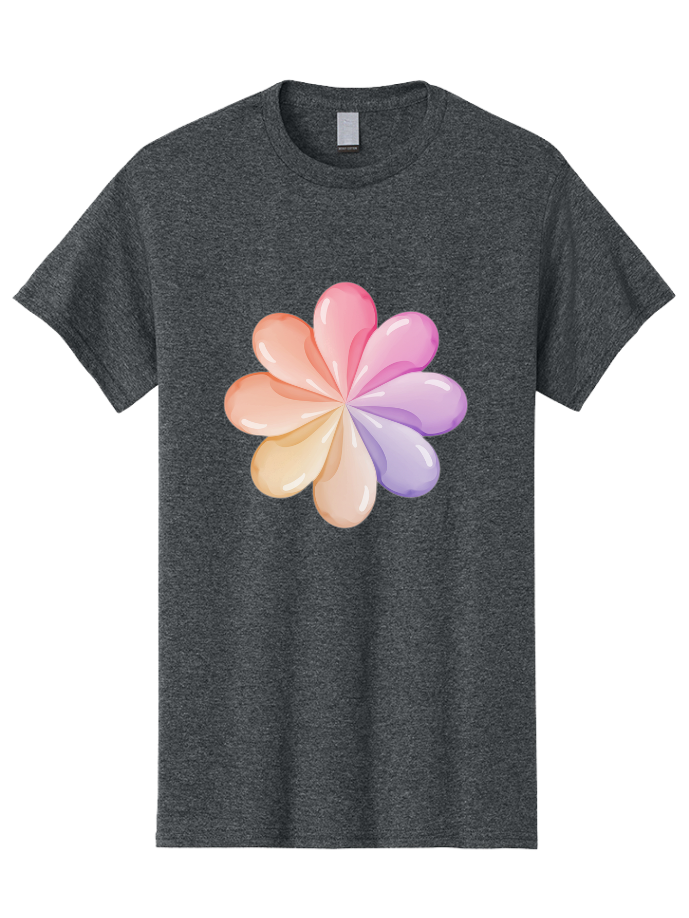 Pastel-Flower-1 Men'S Graphic Tee, 100% Cotton, Comfortable Casual Summer Wear, Machine Washable, Vintage Camera, Old Camera, Antique Camera, Black Camera, Classic Photography, Photography Equipment, Nostalgic Device, Film Camera, Camera Art Baj617
