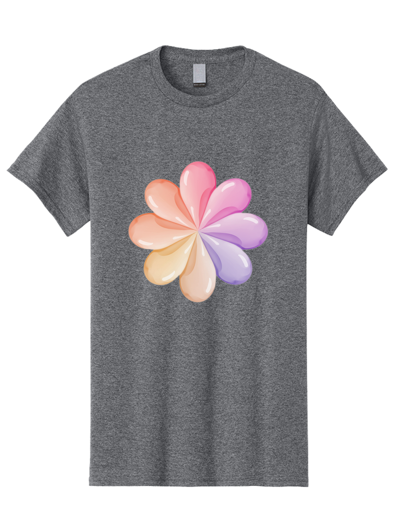 Pastel-Flower-1 Men'S Graphic Tee, 100% Cotton, Comfortable Casual Summer Wear, Machine Washable, Vintage Camera, Old Camera, Antique Camera, Black Camera, Classic Photography, Photography Equipment, Nostalgic Device, Film Camera, Camera Art Baj617