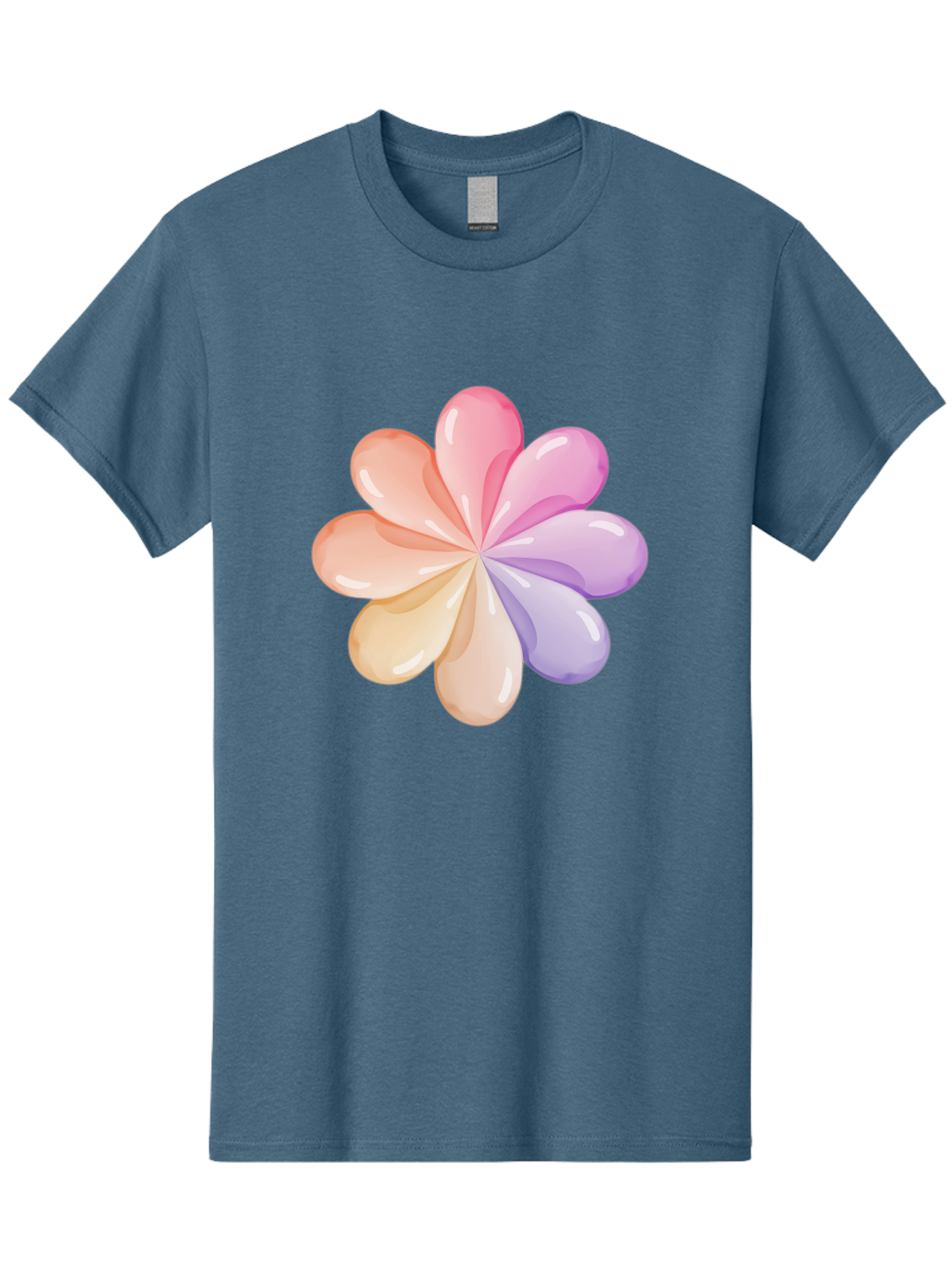 Pastel-Flower-1 Men'S Graphic Tee, 100% Cotton, Comfortable Casual Summer Wear, Machine Washable, Vintage Camera, Old Camera, Antique Camera, Black Camera, Classic Photography, Photography Equipment, Nostalgic Device, Film Camera, Camera Art Baj617