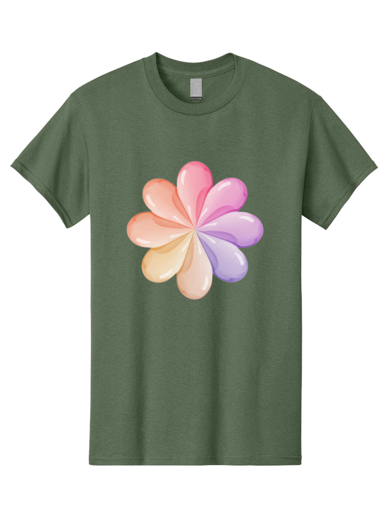 Pastel-Flower-1 Men'S Graphic Tee, 100% Cotton, Comfortable Casual Summer Wear, Machine Washable, Vintage Camera, Old Camera, Antique Camera, Black Camera, Classic Photography, Photography Equipment, Nostalgic Device, Film Camera, Camera Art Baj617