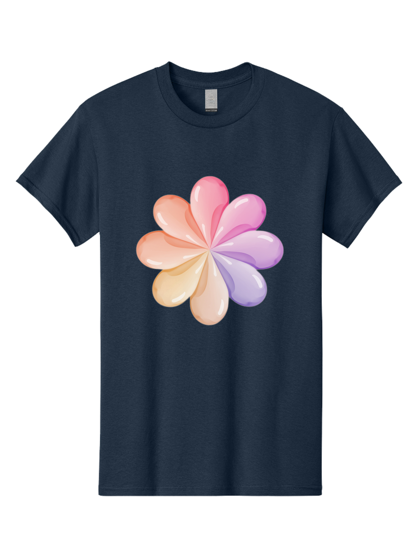 Pastel-Flower-1 Men'S Graphic Tee, 100% Cotton, Comfortable Casual Summer Wear, Machine Washable, Vintage Camera, Old Camera, Antique Camera, Black Camera, Classic Photography, Photography Equipment, Nostalgic Device, Film Camera, Camera Art Baj617
