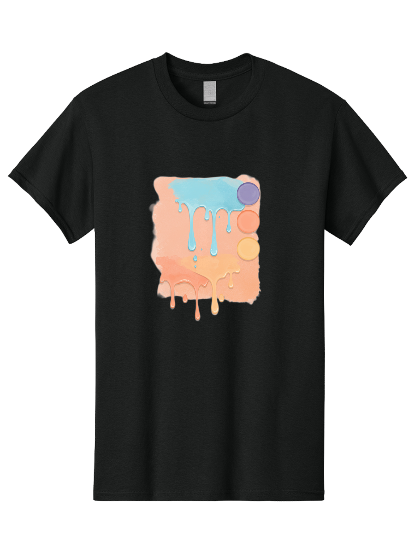 Pastel-Paint-Splash Men'S Graphic Tee, 100% Cotton, Comfortable Casual Summer Wear, Machine Washable, Vintage Camera, Old Camera, Antique Camera, Black Camera, Classic Photography, Photography Equipment, Nostalgic Device, Film Camera, Baj619