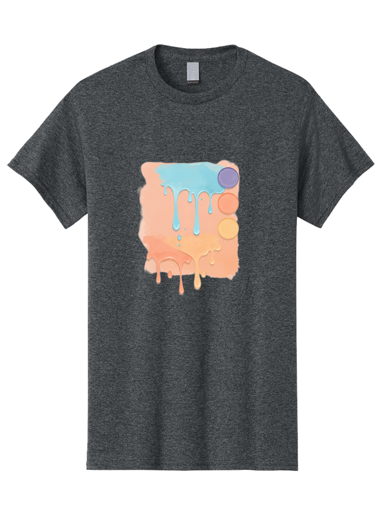 Pastel-Paint-Splash Men'S Graphic Tee, 100% Cotton, Comfortable Casual Summer Wear, Machine Washable, Vintage Camera, Old Camera, Antique Camera, Black Camera, Classic Photography, Photography Equipment, Nostalgic Device, Film Camera, Baj619