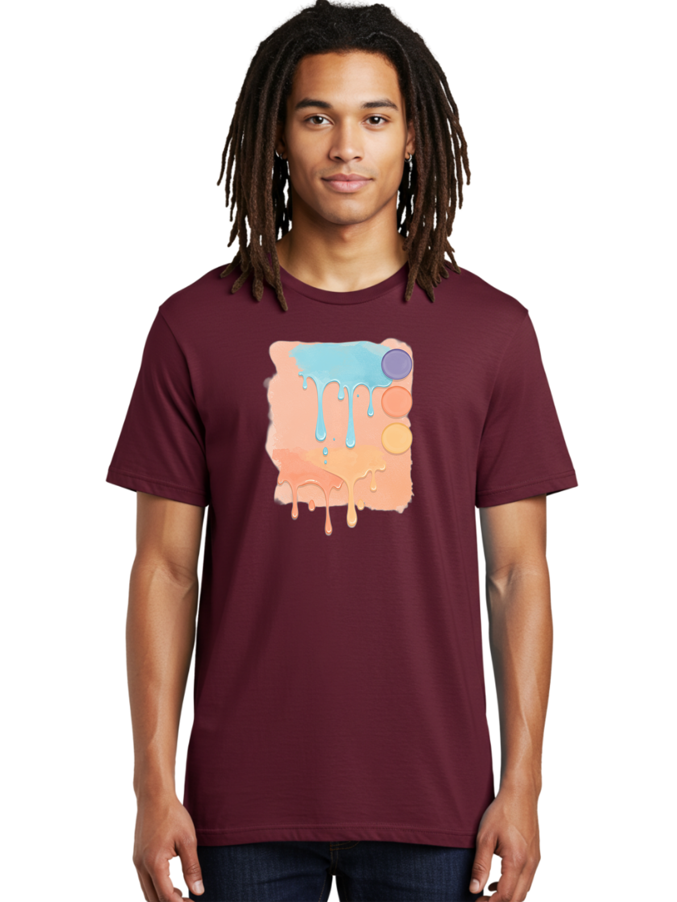 Pastel-Paint-Splash Men'S Graphic Tee, 100% Cotton, Comfortable Casual Summer Wear, Machine Washable, Vintage Camera, Old Camera, Antique Camera, Black Camera, Classic Photography, Photography Equipment, Nostalgic Device, Film Camera, Baj619