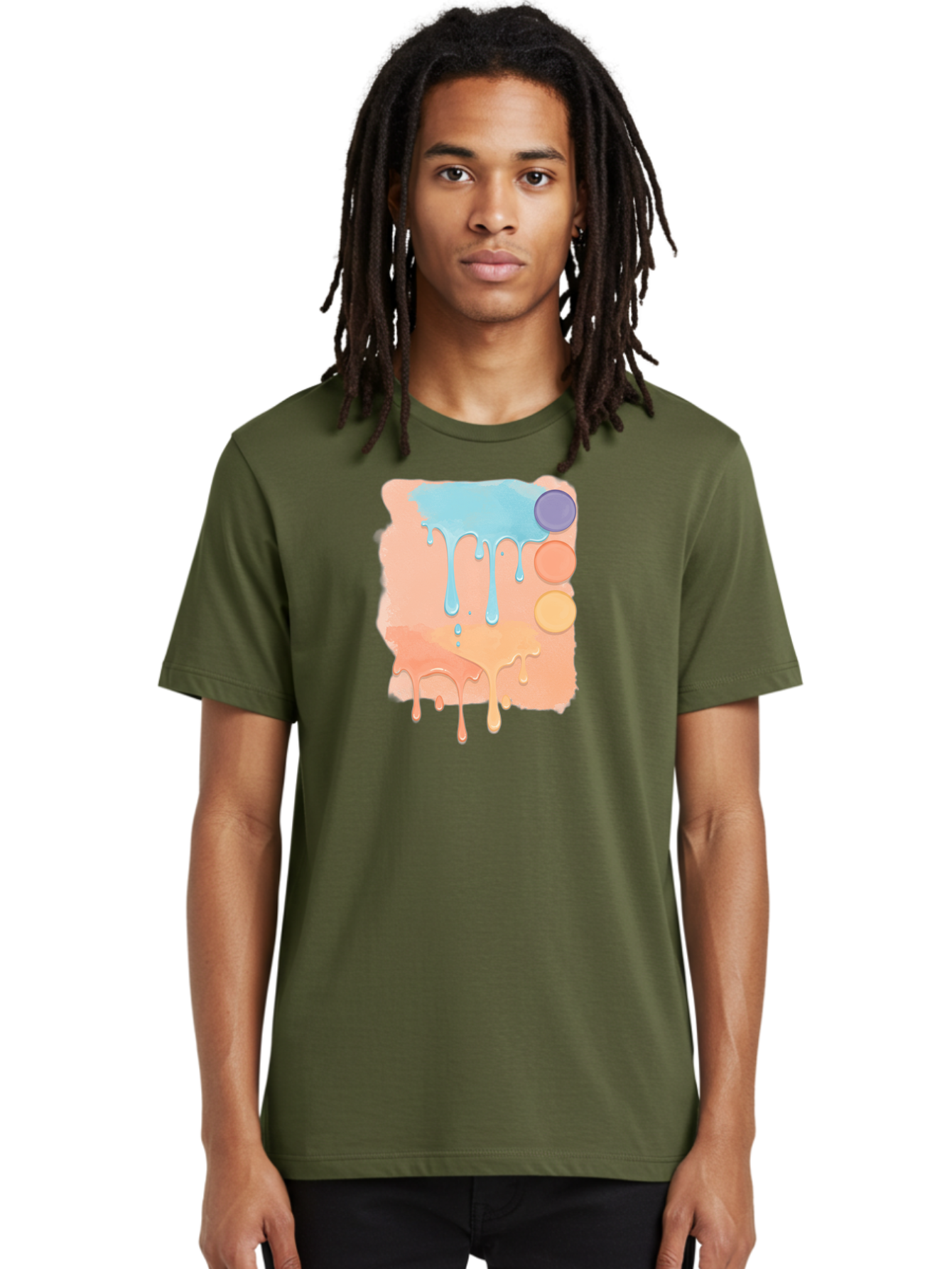 Pastel-Paint-Splash Men'S Graphic Tee, 100% Cotton, Comfortable Casual Summer Wear, Machine Washable, Vintage Camera, Old Camera, Antique Camera, Black Camera, Classic Photography, Photography Equipment, Nostalgic Device, Film Camera, Baj619