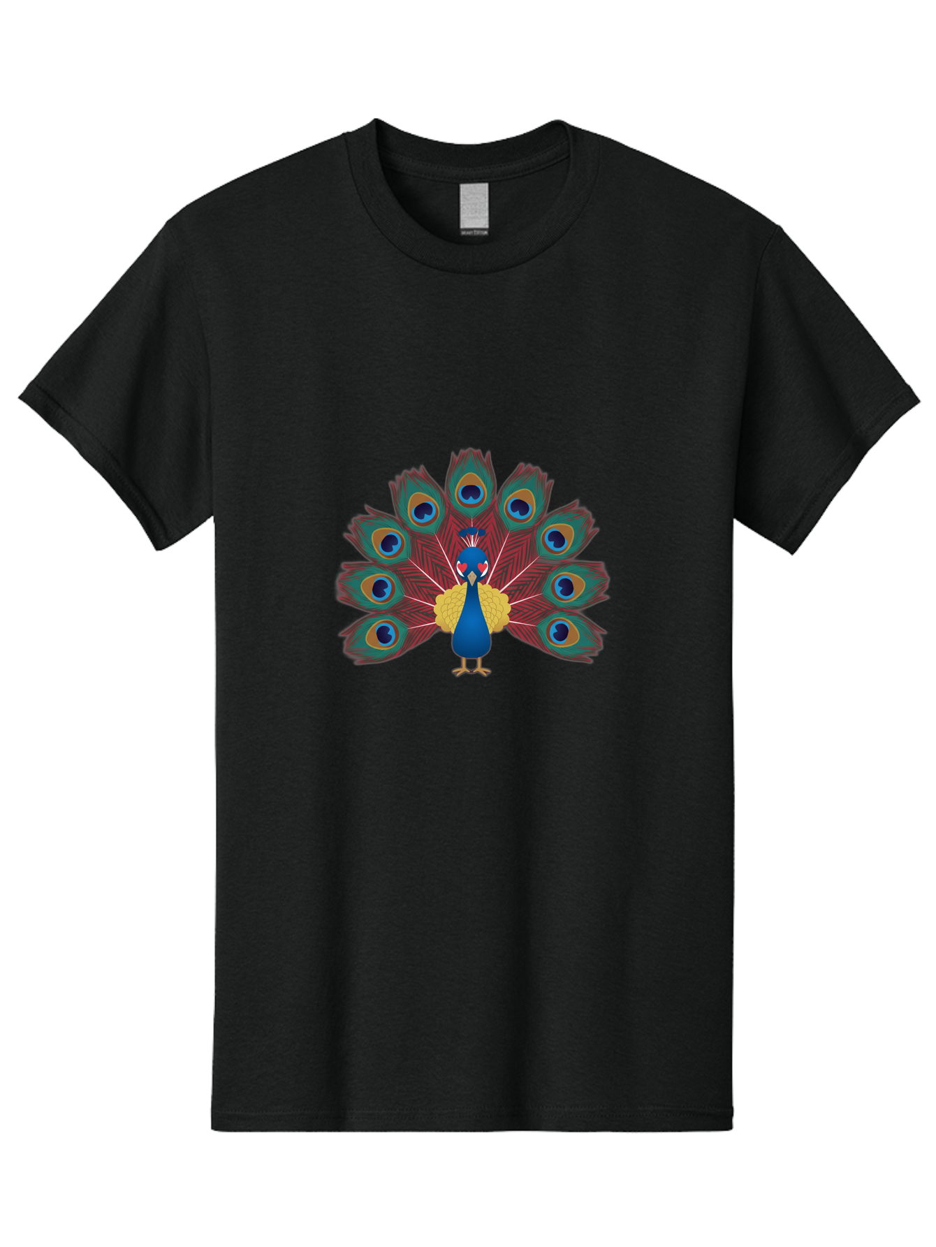 Peacock-1 Men'S Graphic Tee, 100% Cotton, Comfortable Casual Summer Wear, Machine Washable, Vintage Camera, Old Camera, Antique Camera, Black Camera, Classic Photography, Photography Equipment, Nostalgic Device, Film Camera, Camera Art Baj620