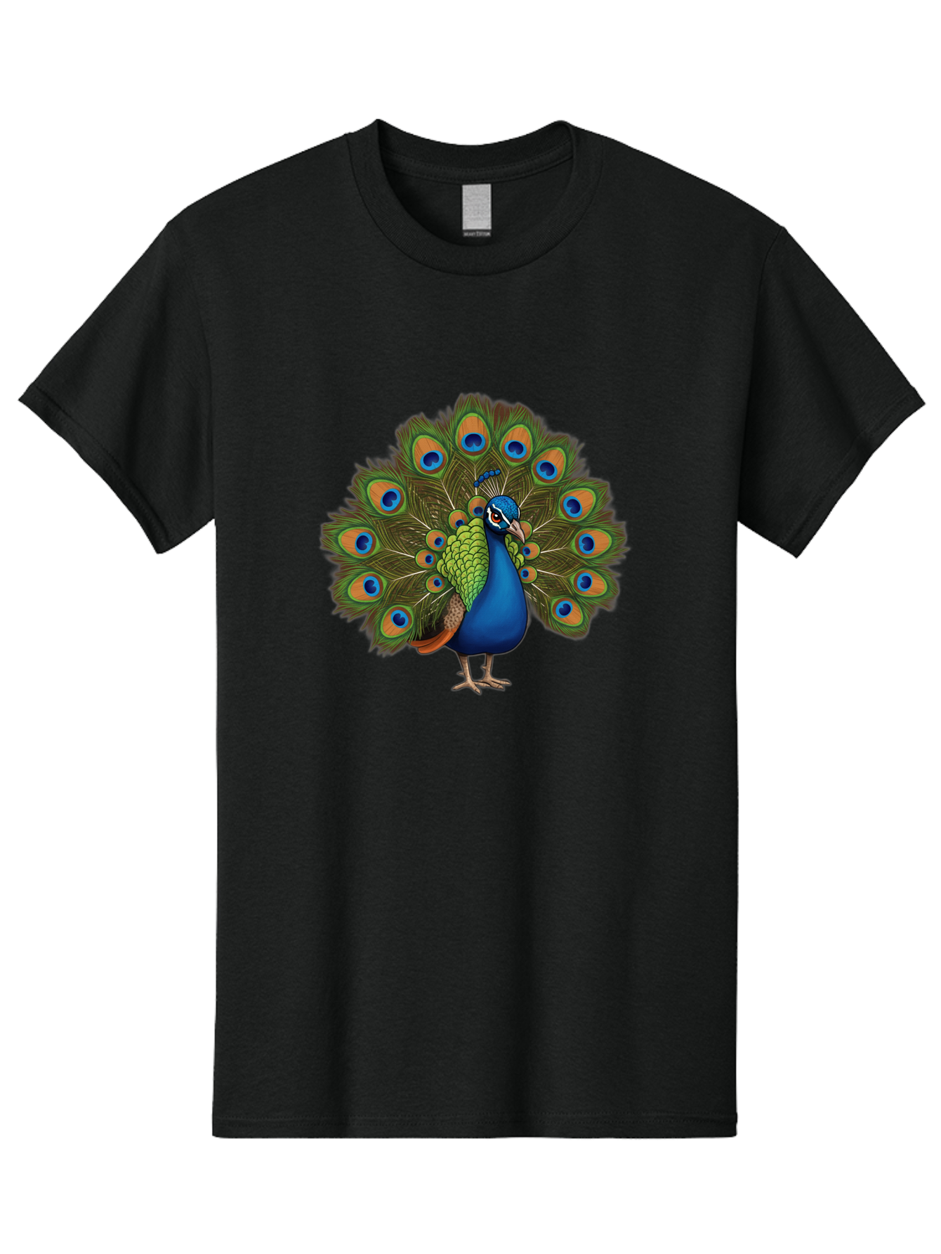 Peacock-3 Men'S Graphic Tee, 100% Cotton, Comfortable Casual Summer Wear, Machine Washable, Vintage Camera, Old Camera, Antique Camera, Black Camera, Classic Photography, Photography Equipment, Nostalgic Device, Film Camera, Camera Art Baj622