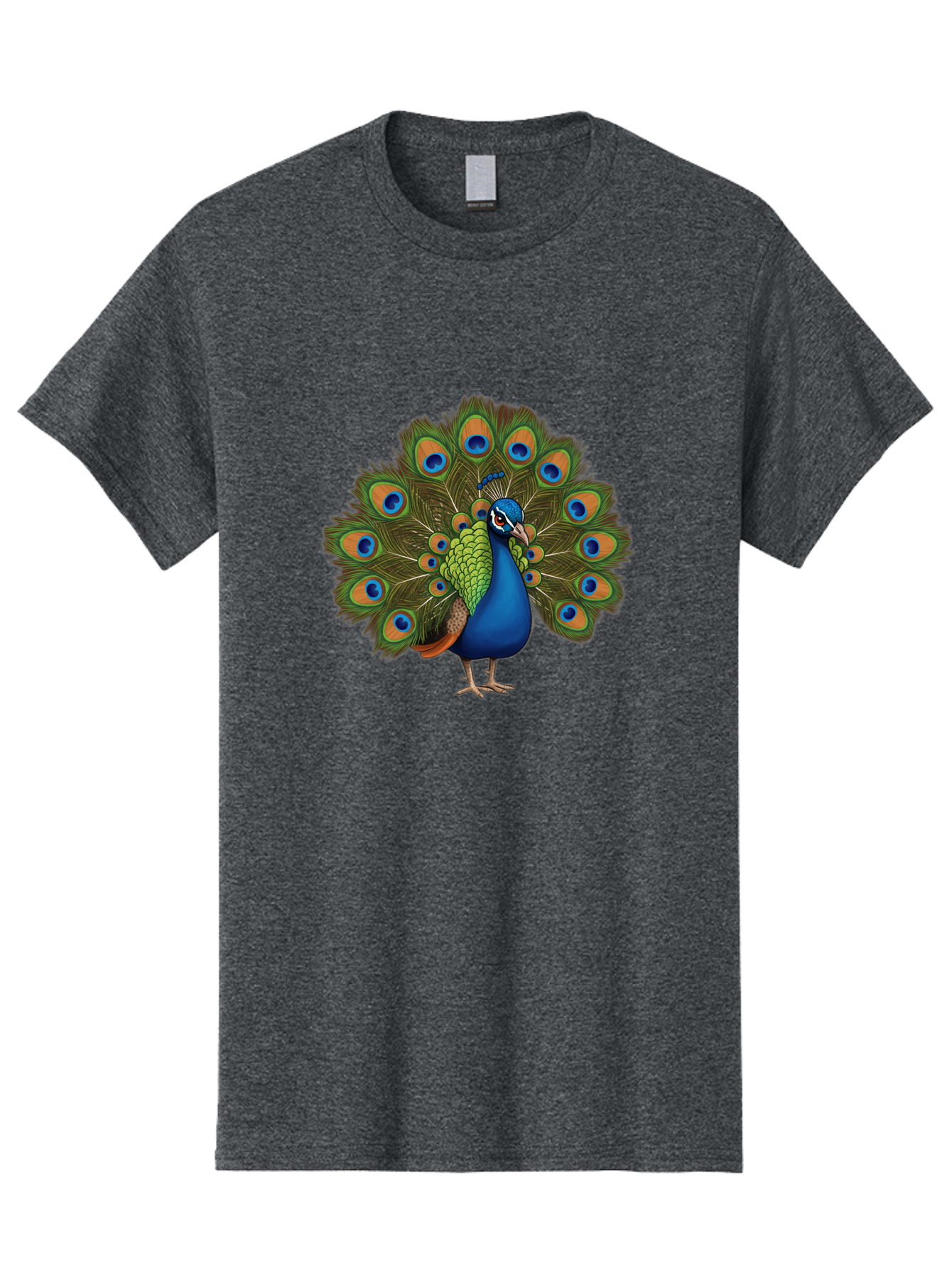 Peacock-3 Men'S Graphic Tee, 100% Cotton, Comfortable Casual Summer Wear, Machine Washable, Vintage Camera, Old Camera, Antique Camera, Black Camera, Classic Photography, Photography Equipment, Nostalgic Device, Film Camera, Camera Art Baj622