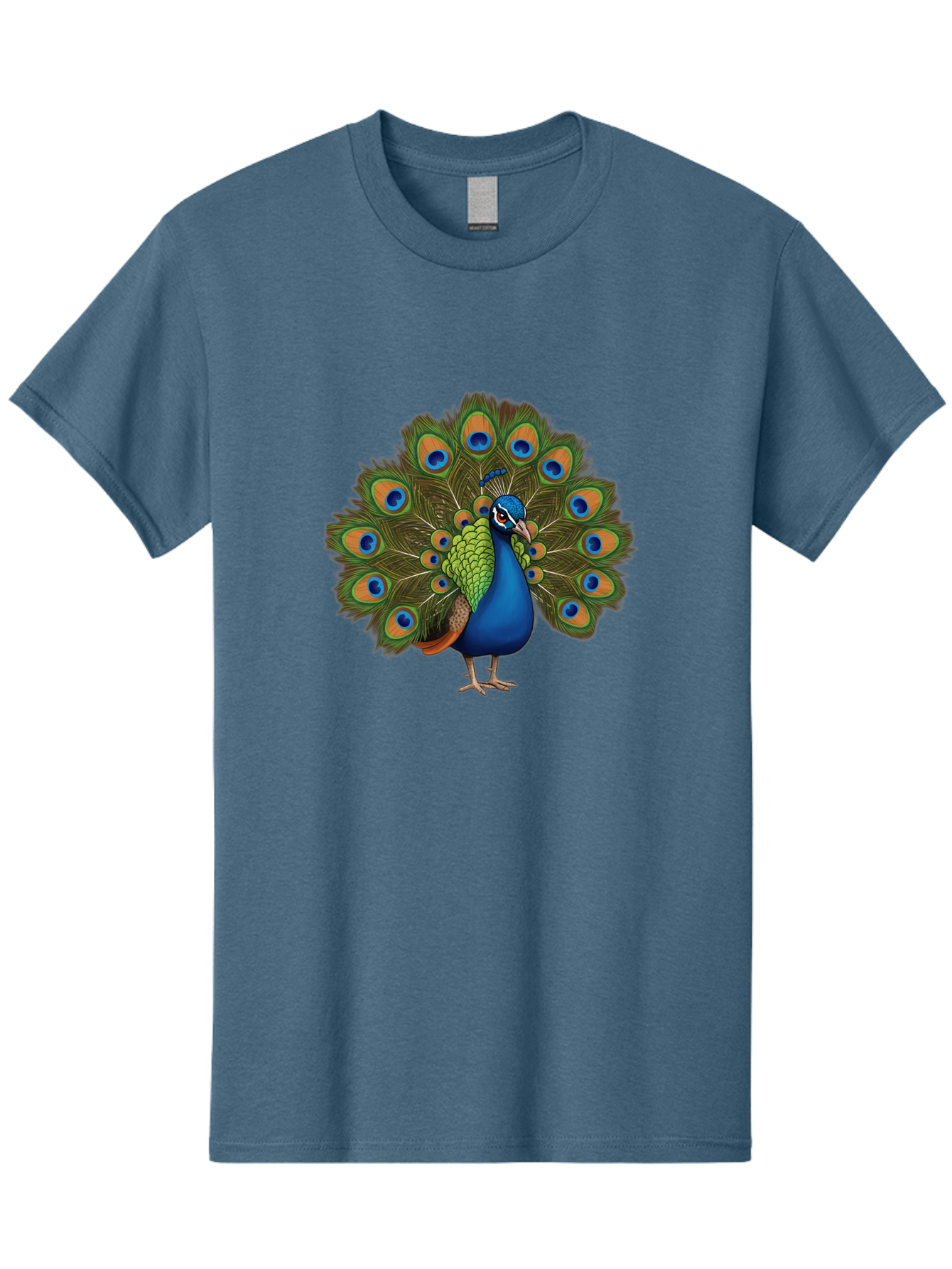 Peacock-3 Men'S Graphic Tee, 100% Cotton, Comfortable Casual Summer Wear, Machine Washable, Vintage Camera, Old Camera, Antique Camera, Black Camera, Classic Photography, Photography Equipment, Nostalgic Device, Film Camera, Camera Art Baj622