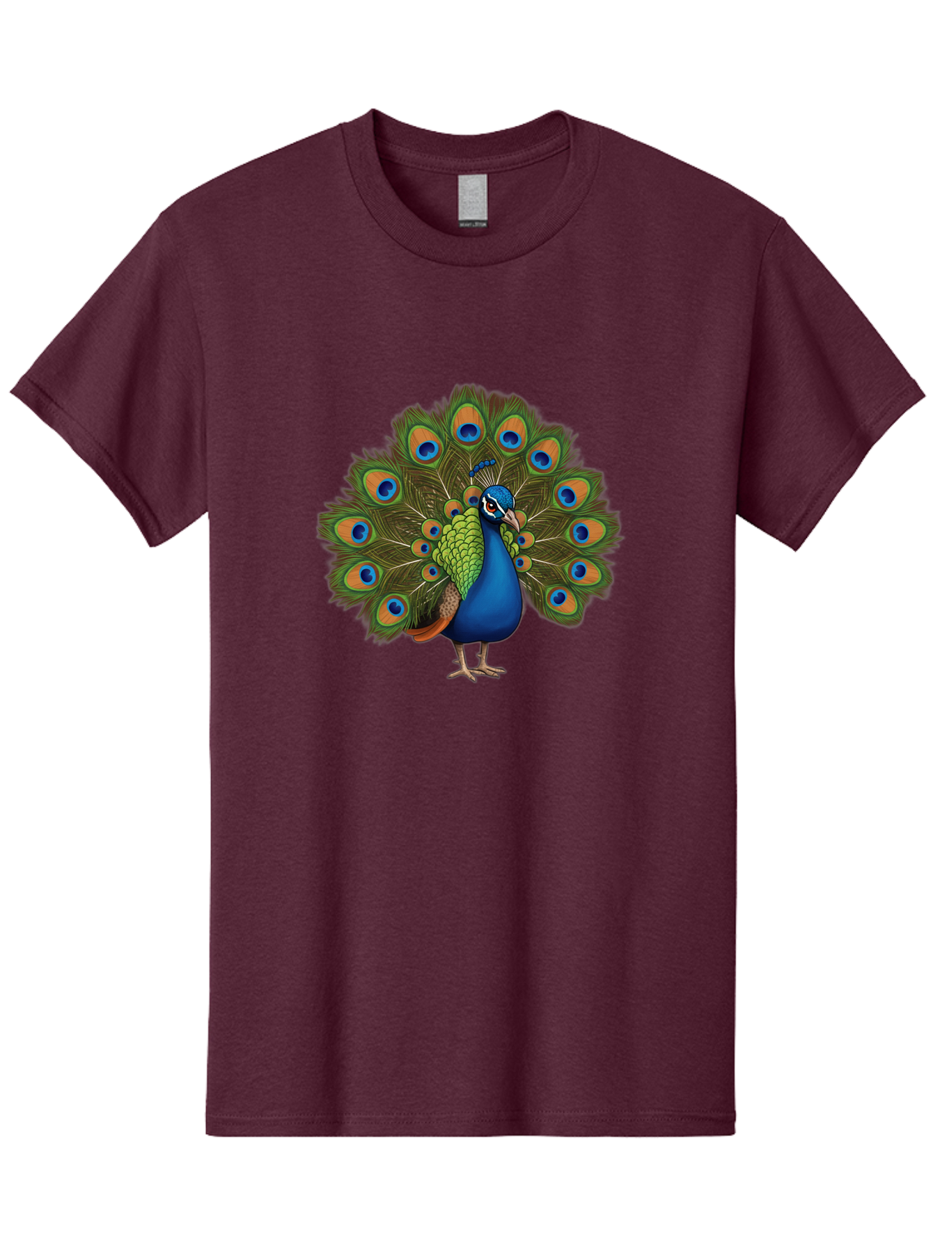Peacock-3 Men'S Graphic Tee, 100% Cotton, Comfortable Casual Summer Wear, Machine Washable, Vintage Camera, Old Camera, Antique Camera, Black Camera, Classic Photography, Photography Equipment, Nostalgic Device, Film Camera, Camera Art Baj622