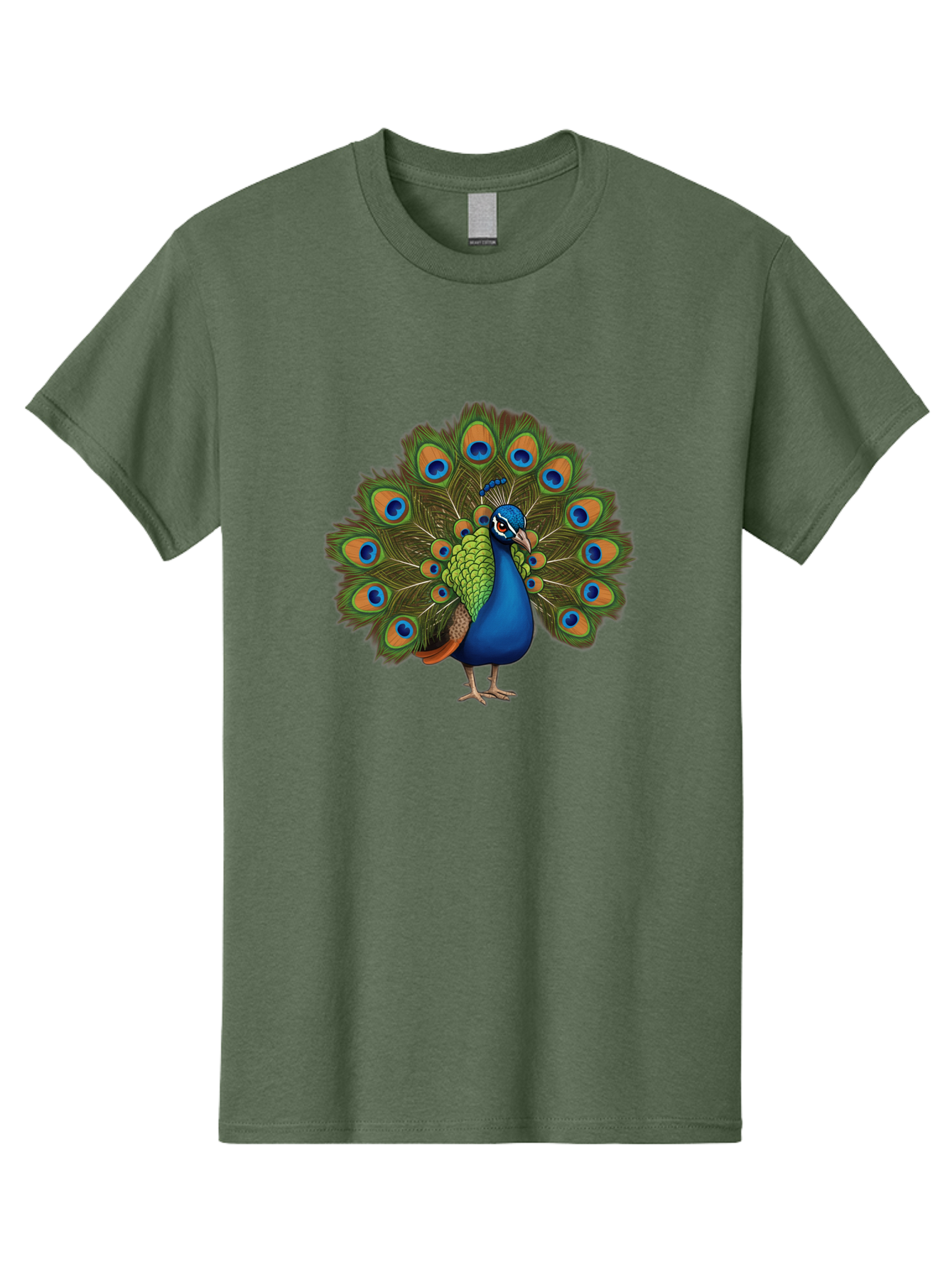 Peacock-3 Men'S Graphic Tee, 100% Cotton, Comfortable Casual Summer Wear, Machine Washable, Vintage Camera, Old Camera, Antique Camera, Black Camera, Classic Photography, Photography Equipment, Nostalgic Device, Film Camera, Camera Art Baj622