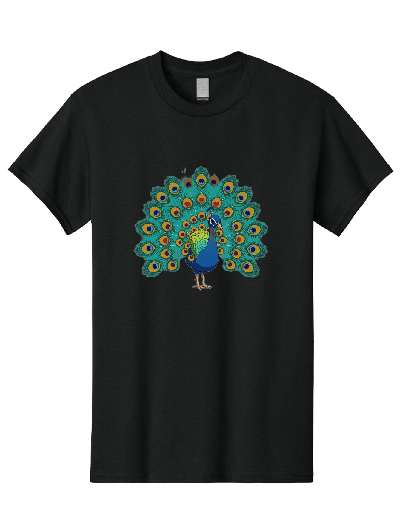 Peacock-4 Men'S Graphic Tee, 100% Cotton, Comfortable Casual Summer Wear, Machine Washable, Vintage Camera, Old Camera, Antique Camera, Black Camera, Classic Photography, Photography Equipment, Nostalgic Device, Film Camera, Camera Art Baj623